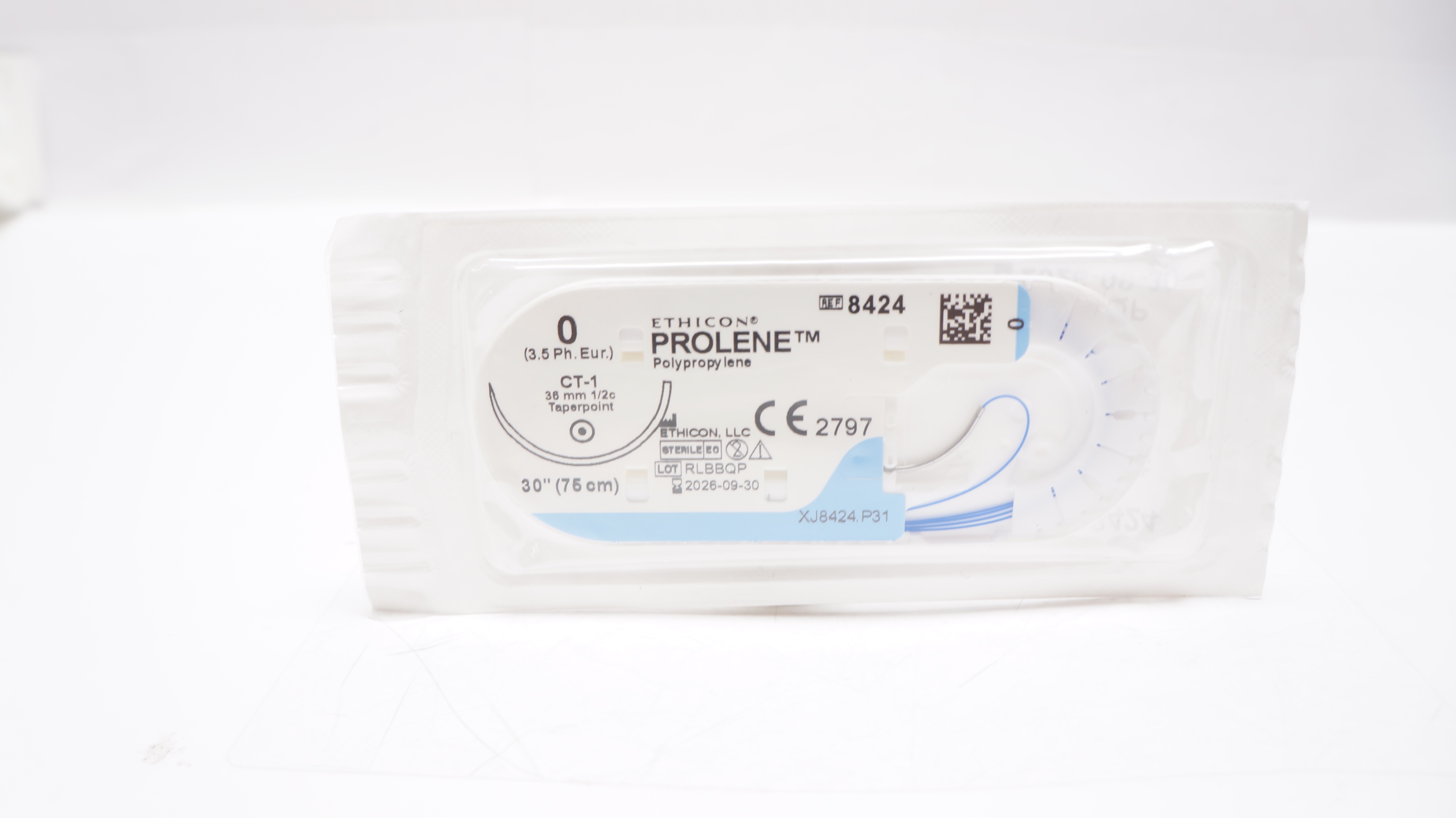 Ethicon 8424 0 PROLENE Polypropylene Stre CT-1 36mm 1/2c Taperpoint 30inch
