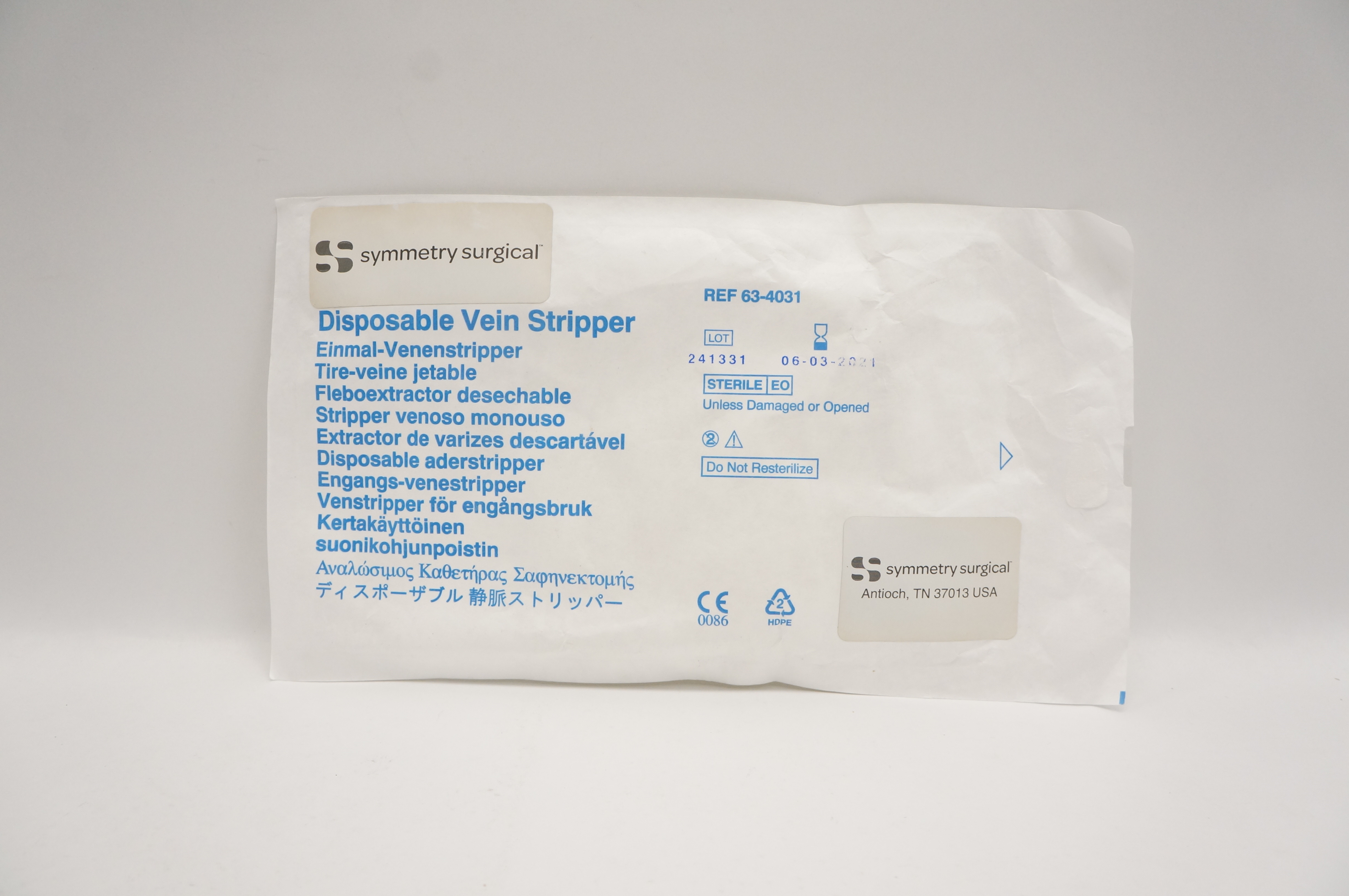 Symmetry Surgical 63-4031 Disposable Vein Stripper (x)