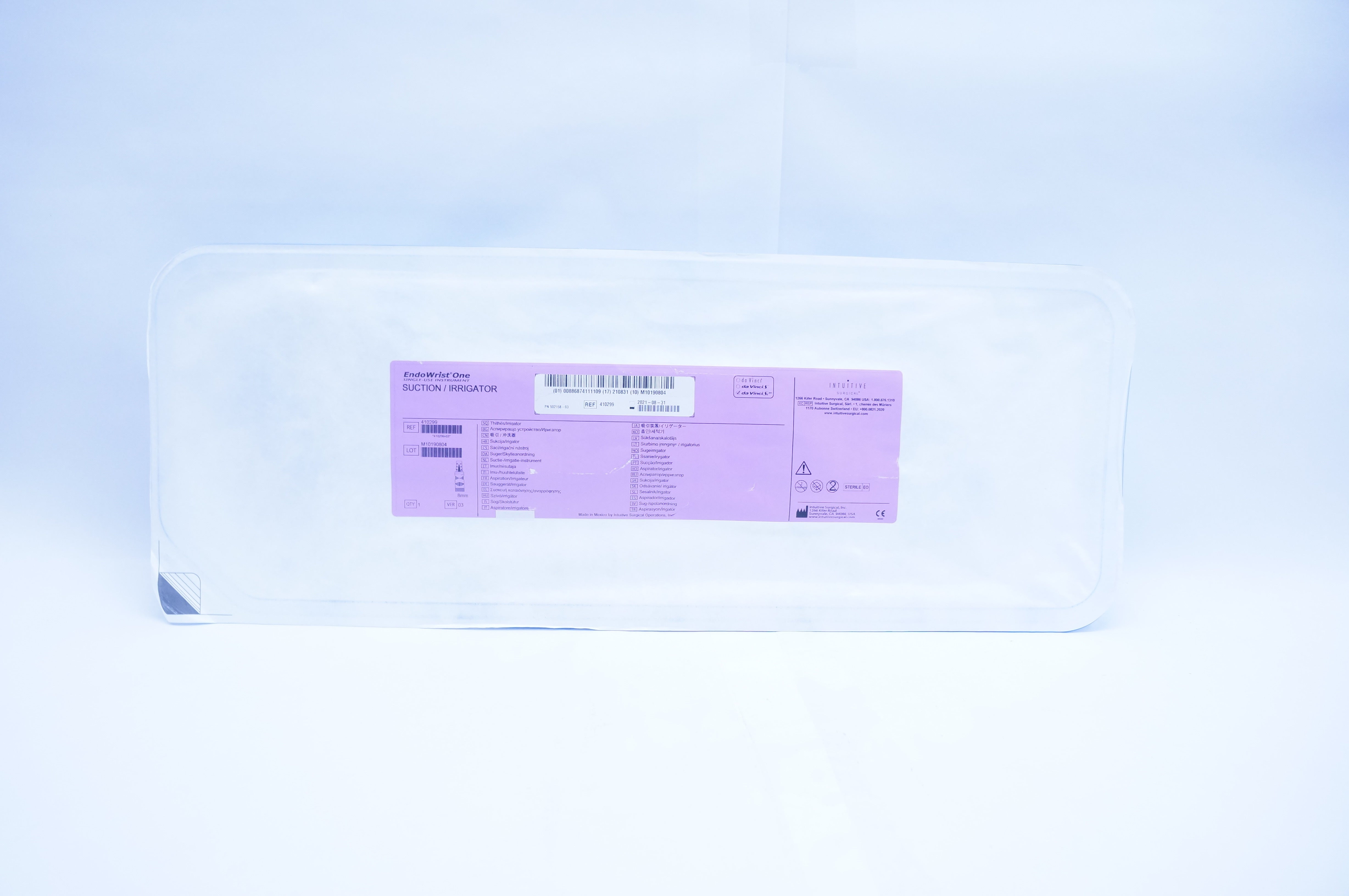 Intuitive 410299 EndoWrist One Suction Irrigator 8mm