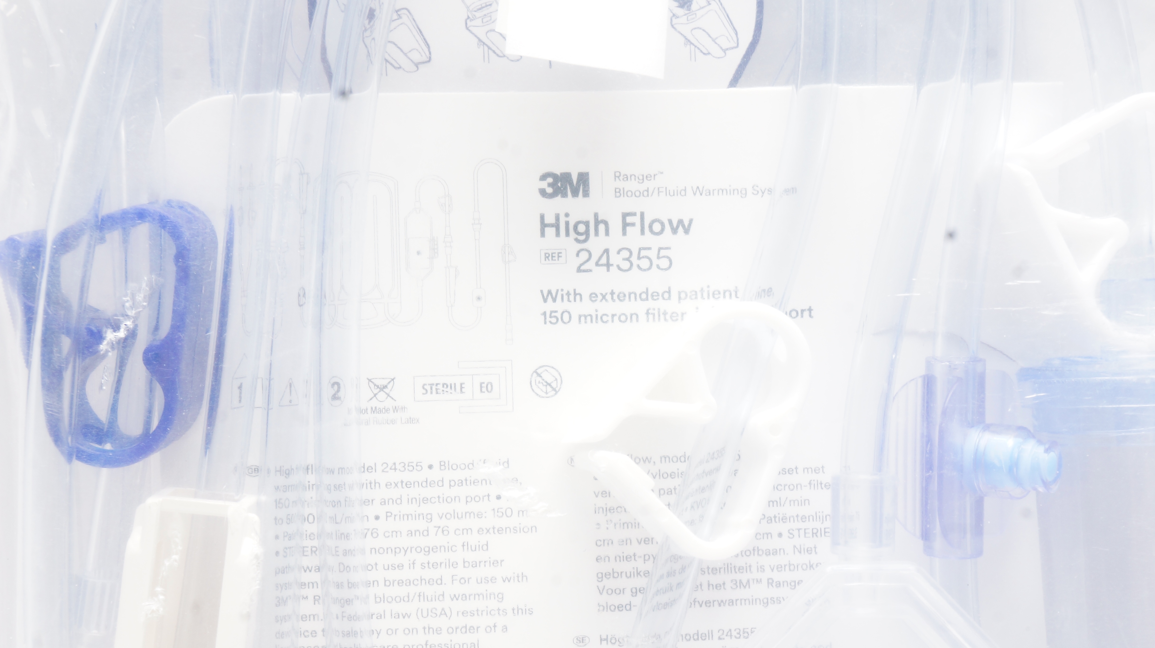 3M 24355 Ranger High Flow Blood/Fluid Warming System 150 Micron Filter
