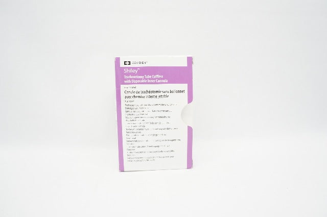 Covidien 6DCFN Shiley Tracheostomy Tube Cuffless  6.4mm ID x 10.8mm OD x 74mm
