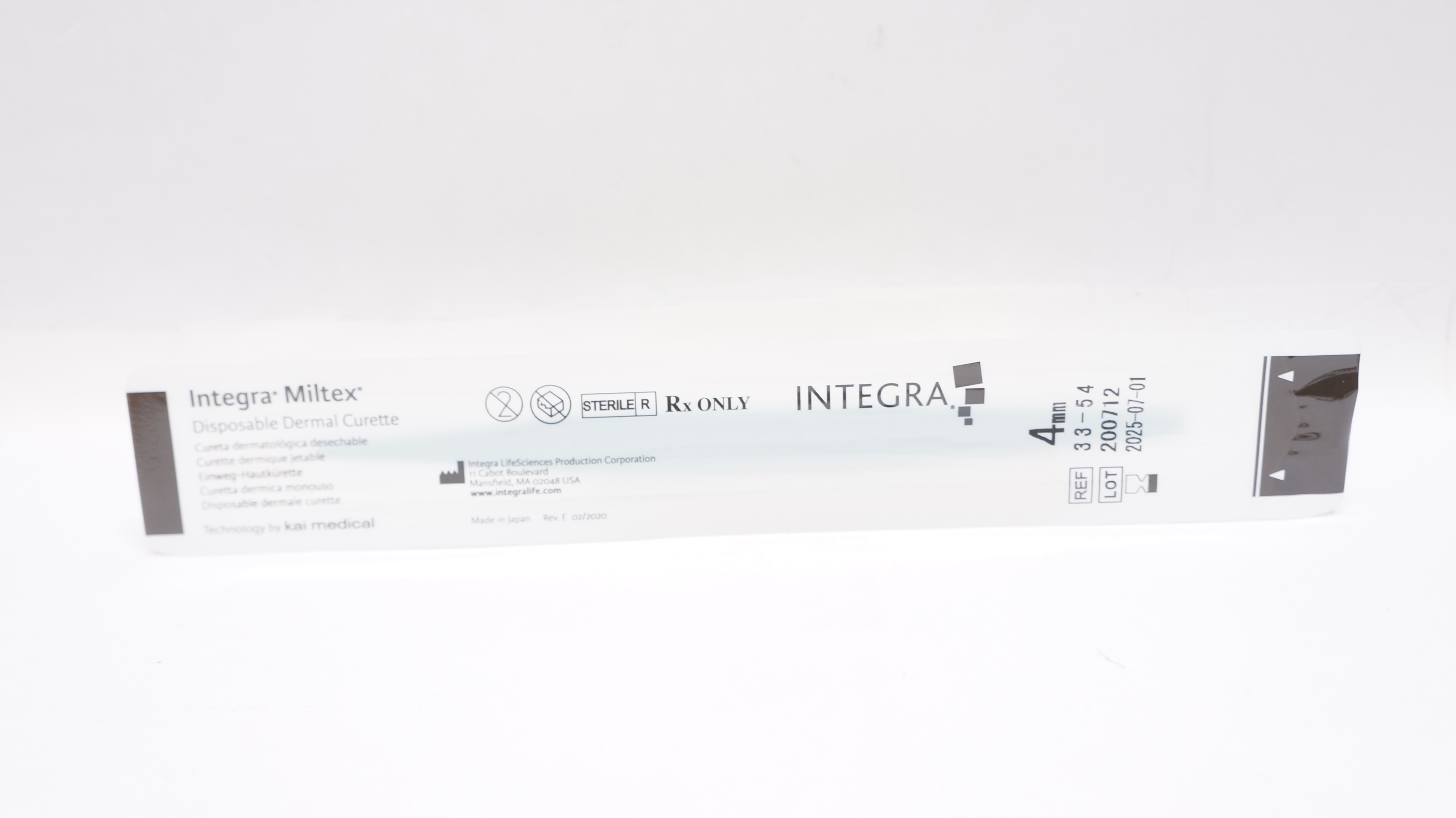 Integra 33-54 Miltex Disposable Dermal Curette