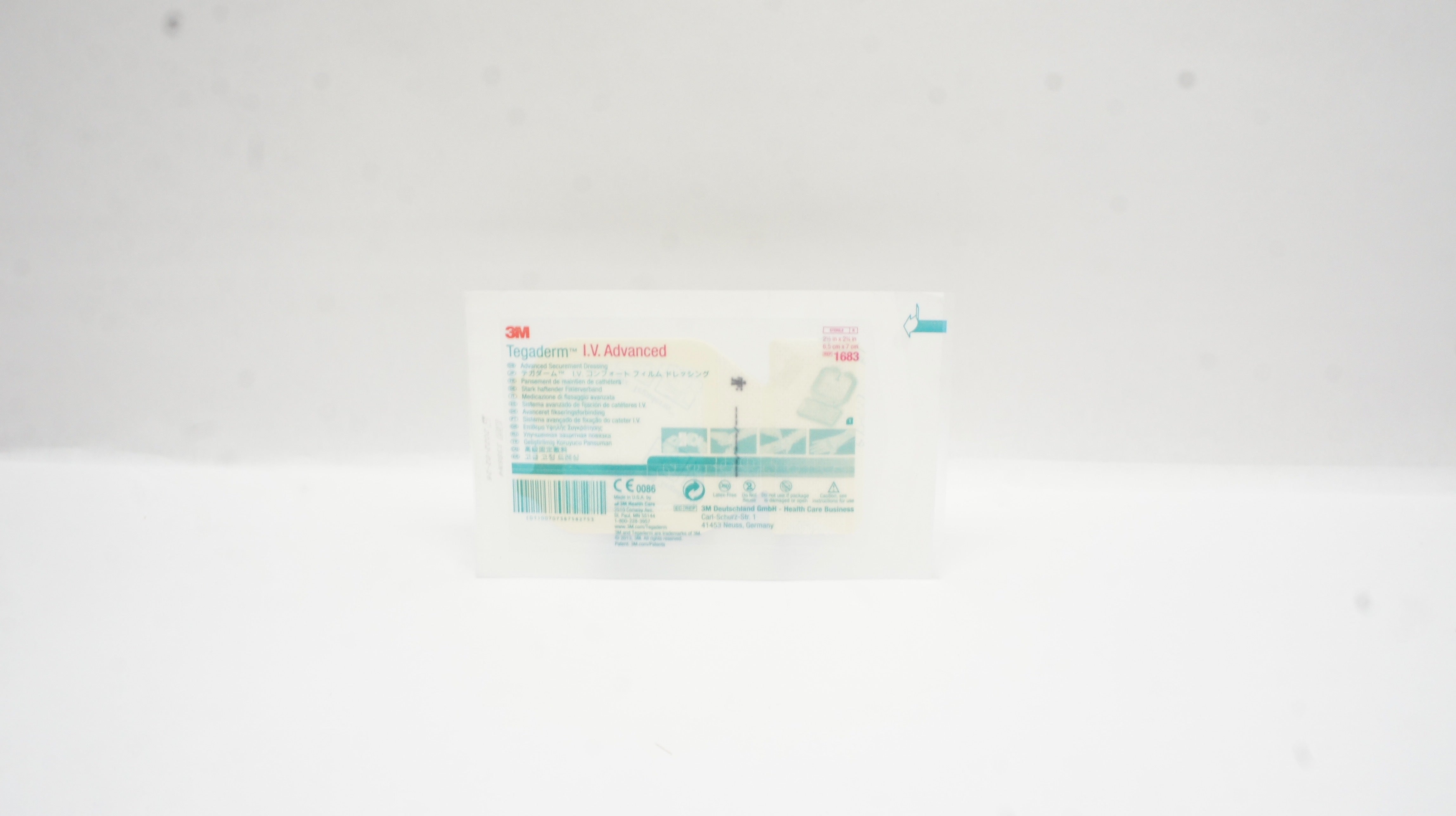 3M 1683 Tegaderm I.V. Advanced Securement Dressing 2-1/2inch x 2-3/4inch (x)
