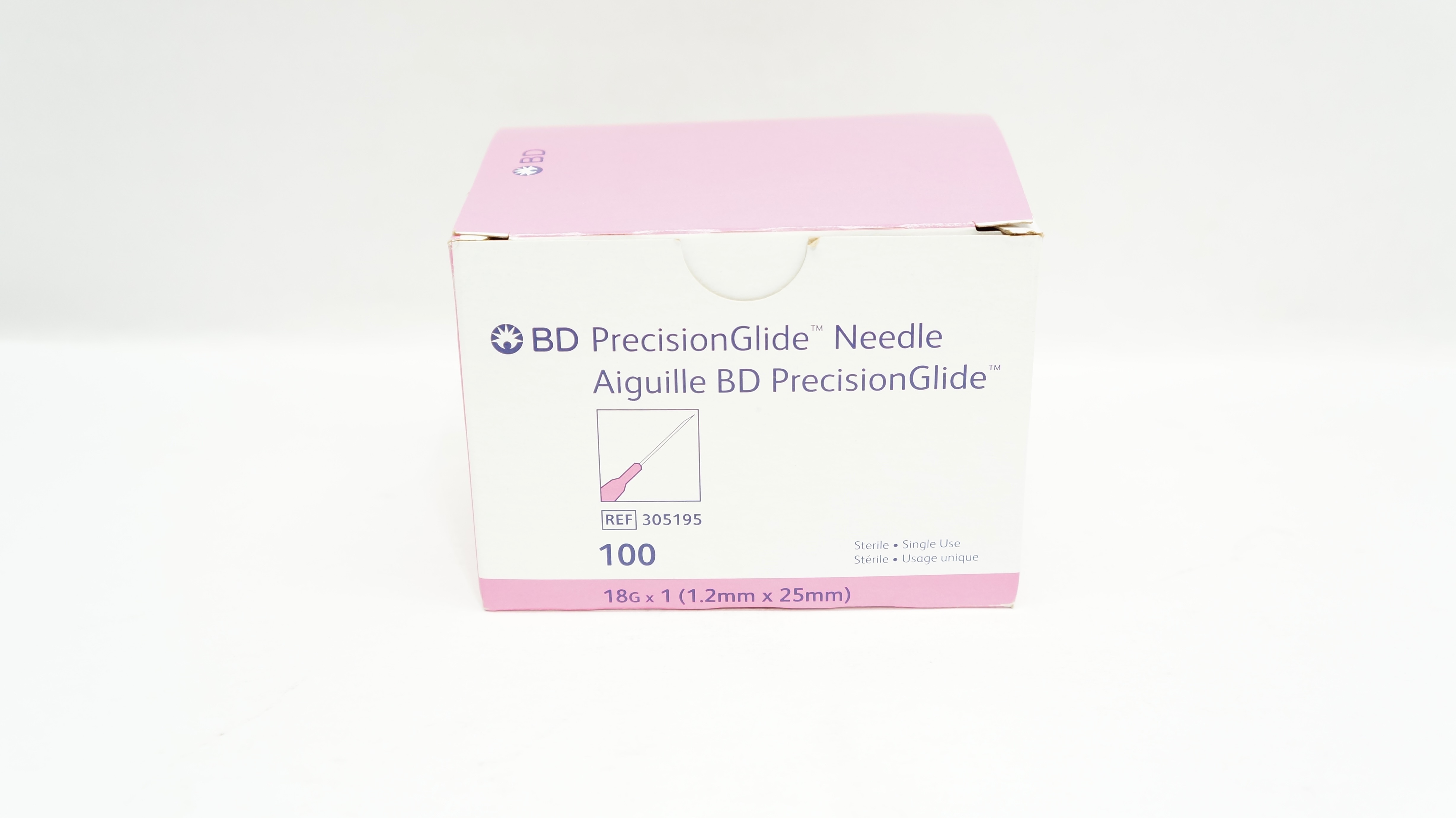 BD 305195 PrecisionGlide Ndle 18G x 1 - Box of 100