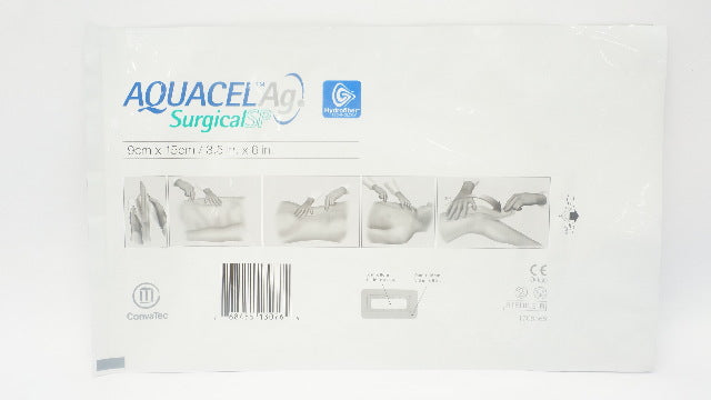 ConvaTec  Aquacel Ag Surgical  Cover Dressing 1.1inch x 3.5inch (x)