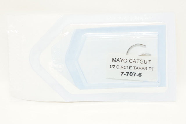 HMS 7-707-6 Torrington Surgeons Ndles Mayo Catgut 1/2 Circle Taper PT