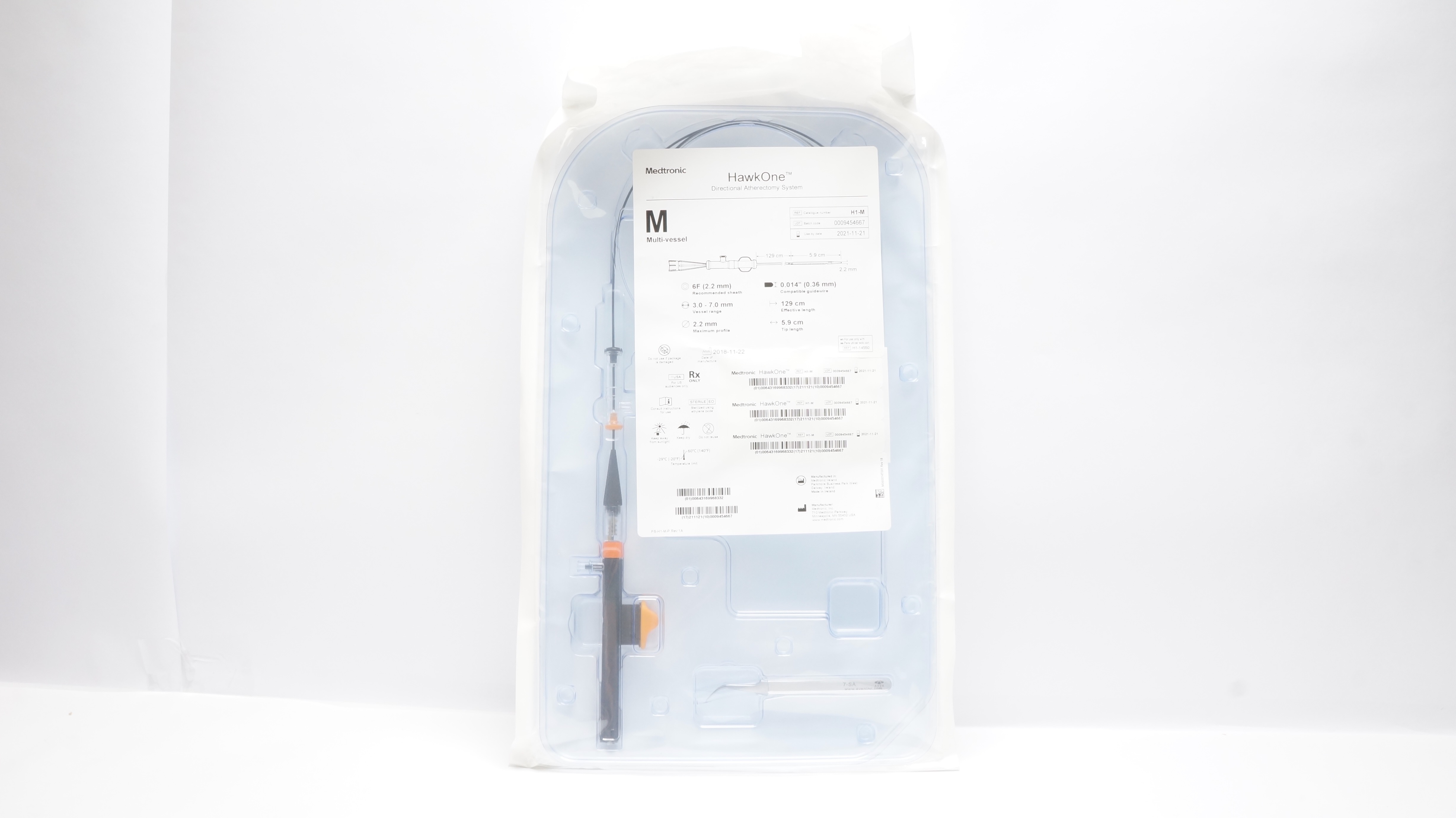 Medtronic H1-M HawkOne, Multi-Vessel, Directional  Atherectomy System 6F (x)