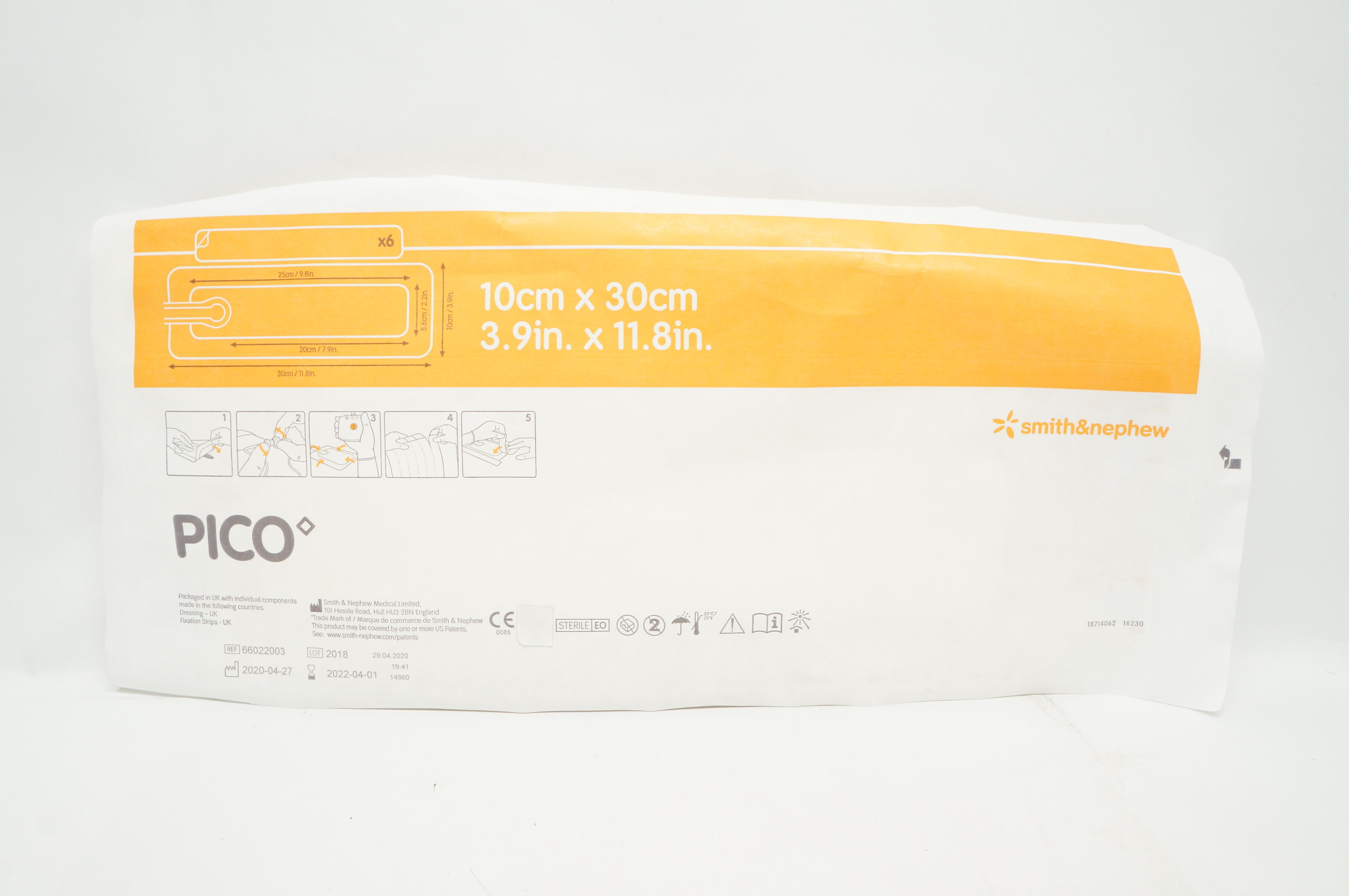 Smith&Nephew 66022003 PICO 7 Negative Pressure System 3.9in x 11.8in