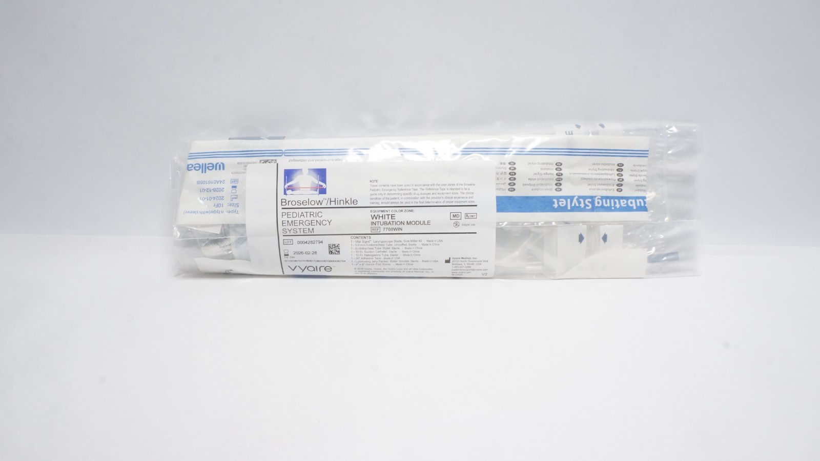 Vyaire 7700WIN Broselow™/Hinkle Pediatric Emergency System White