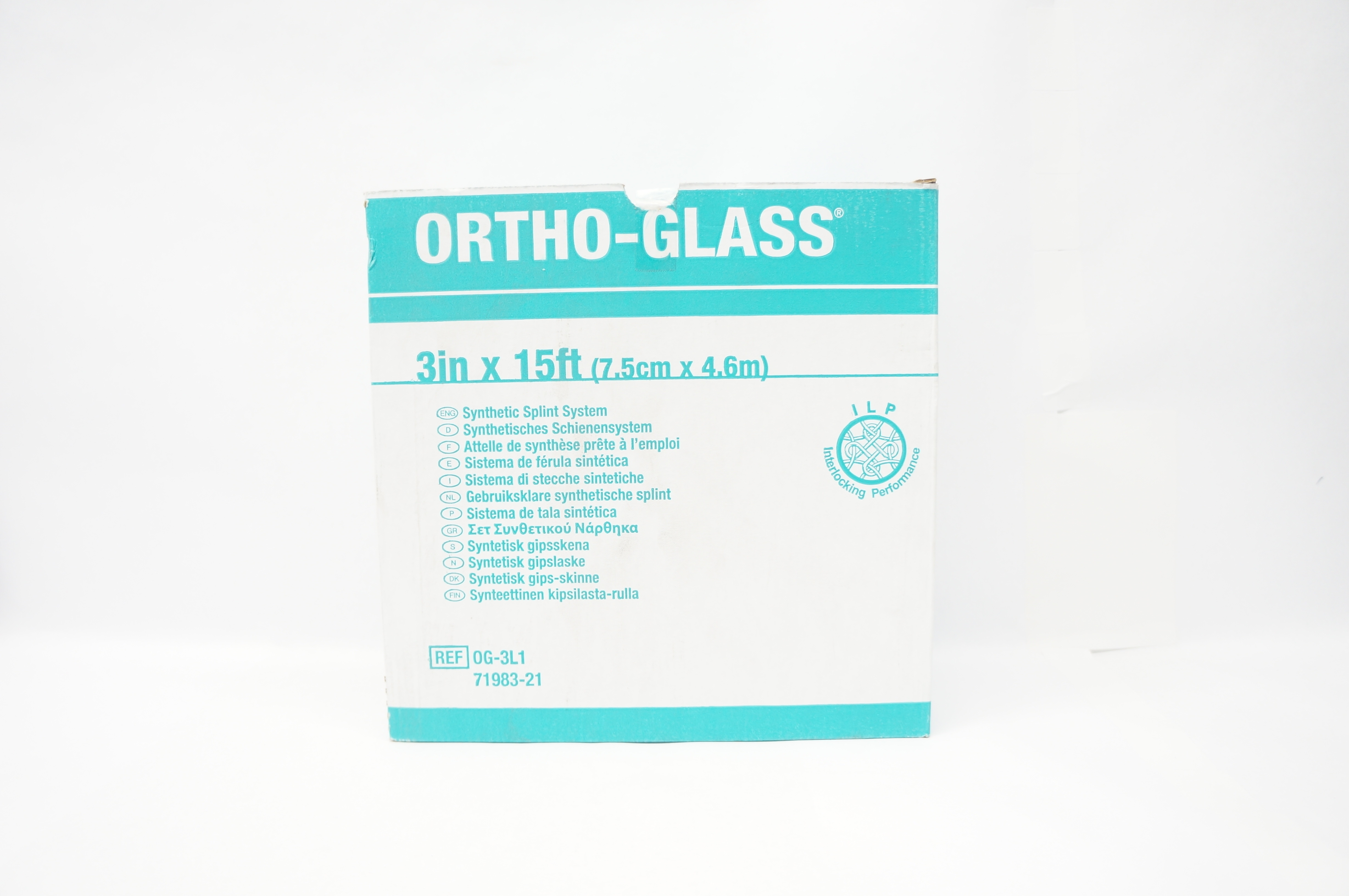 BSN Medical OG-3L1 Ortho-Glass Synthetic Splint System 3inch x 15ft