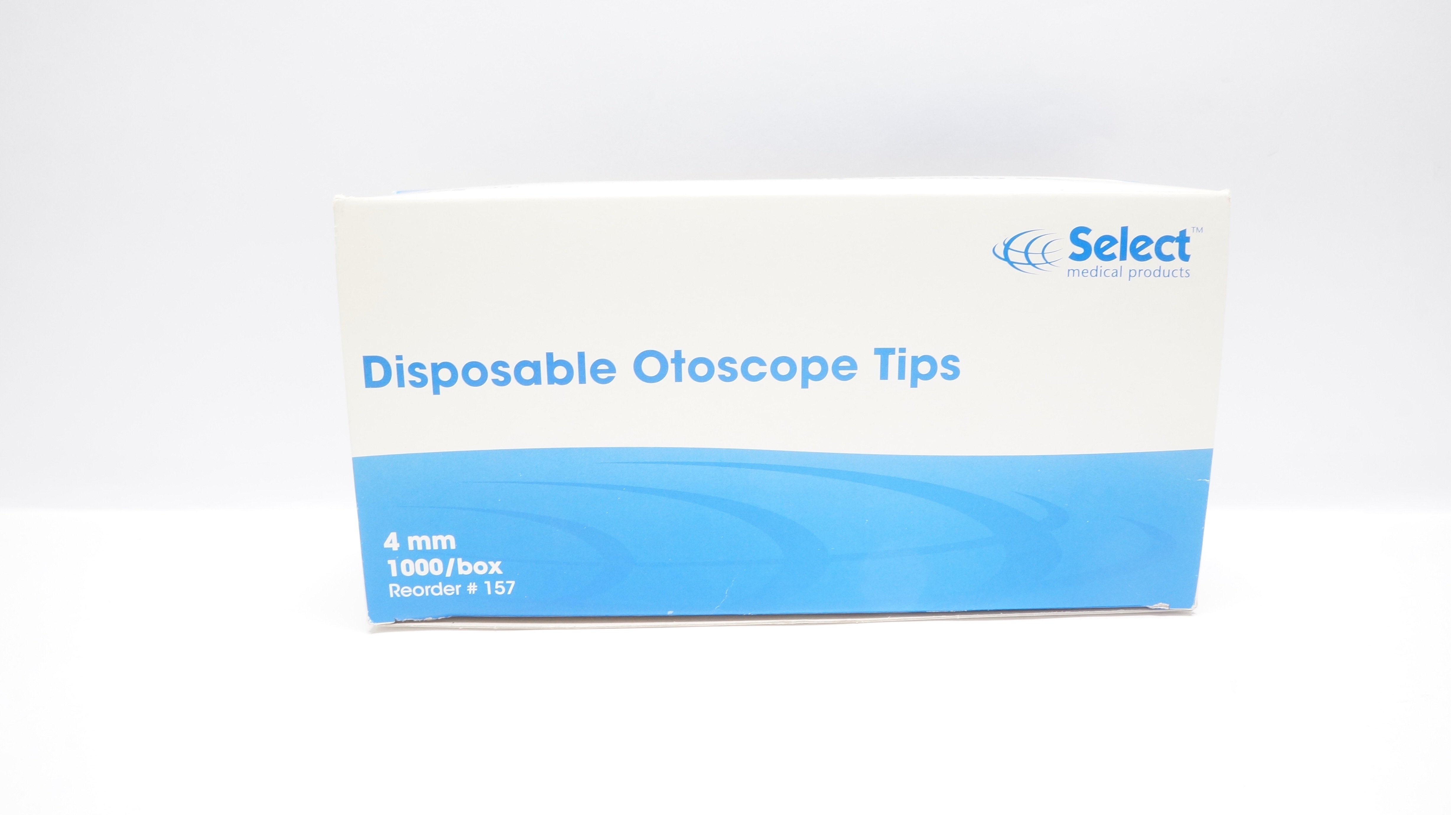 PSS World Medical 157  Select Disposable Otoscope Tips 4mm - Box of 1000
