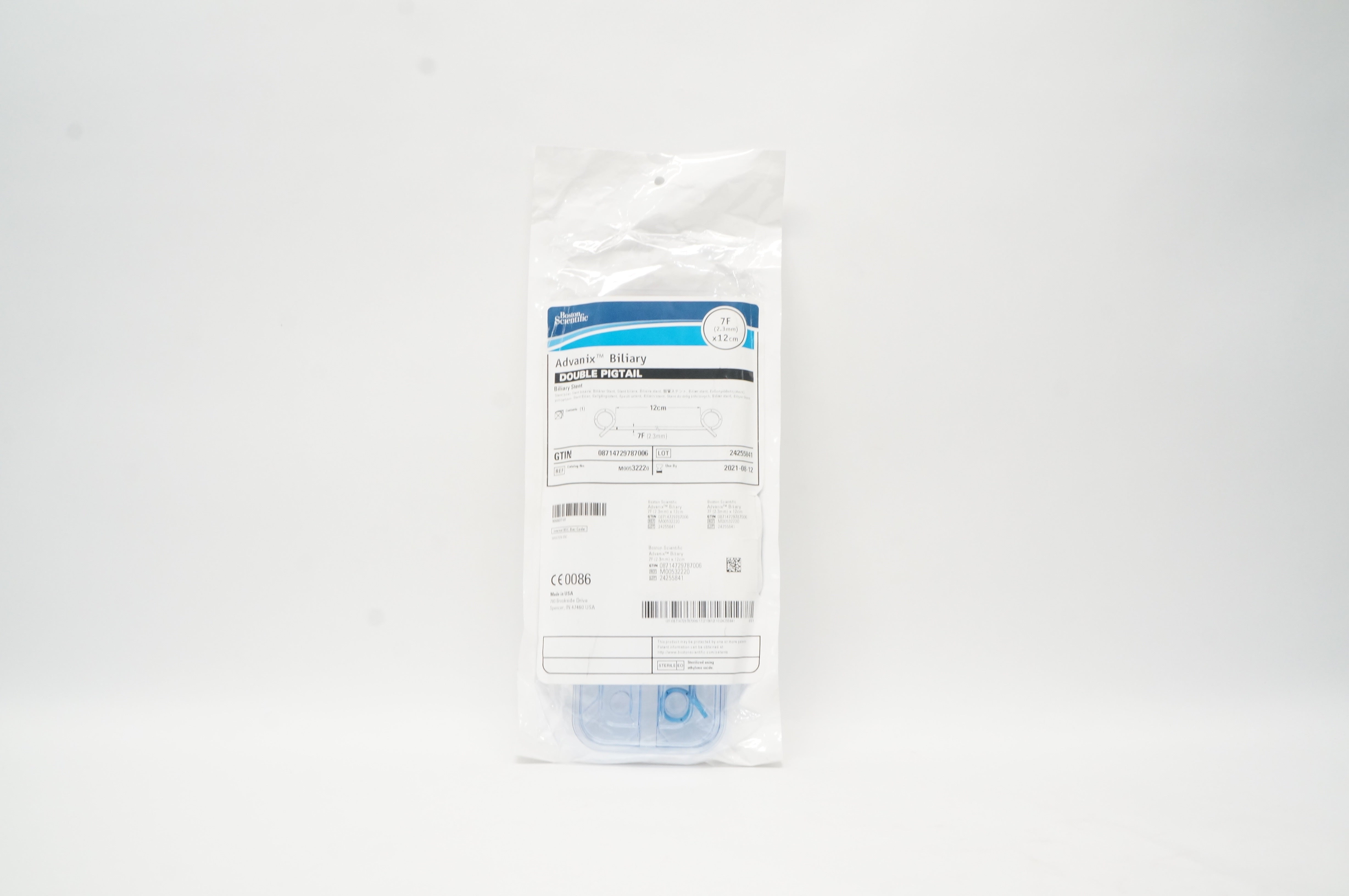 Boston Scientific 3222 Advanix Biliary, Double Pigtail Stnt 7F x 12cm (x)