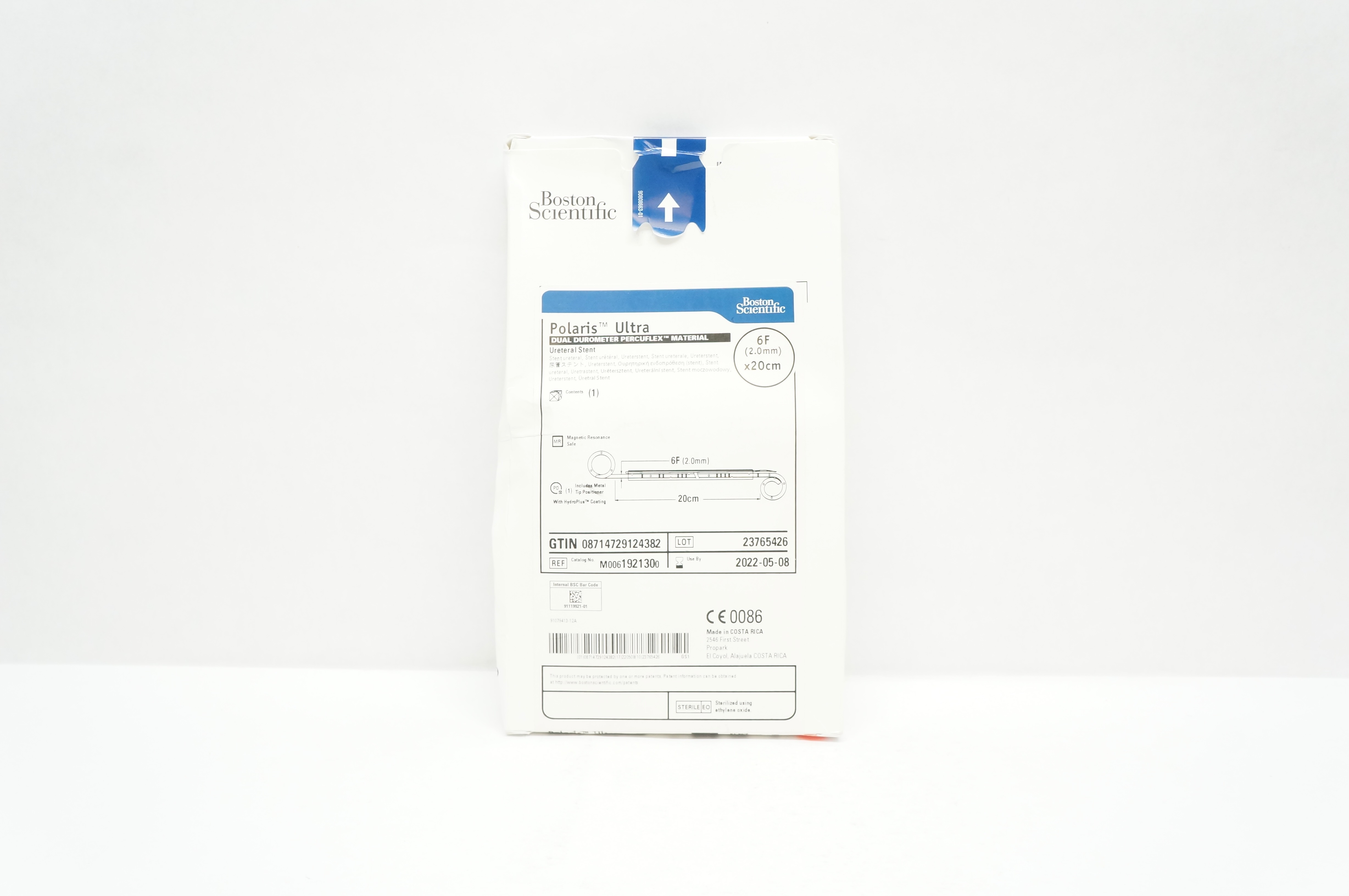 Boston Scientific 192130 Dual Percuflex Material, Ureteral Stnt, 6F. x 20cm (x)
