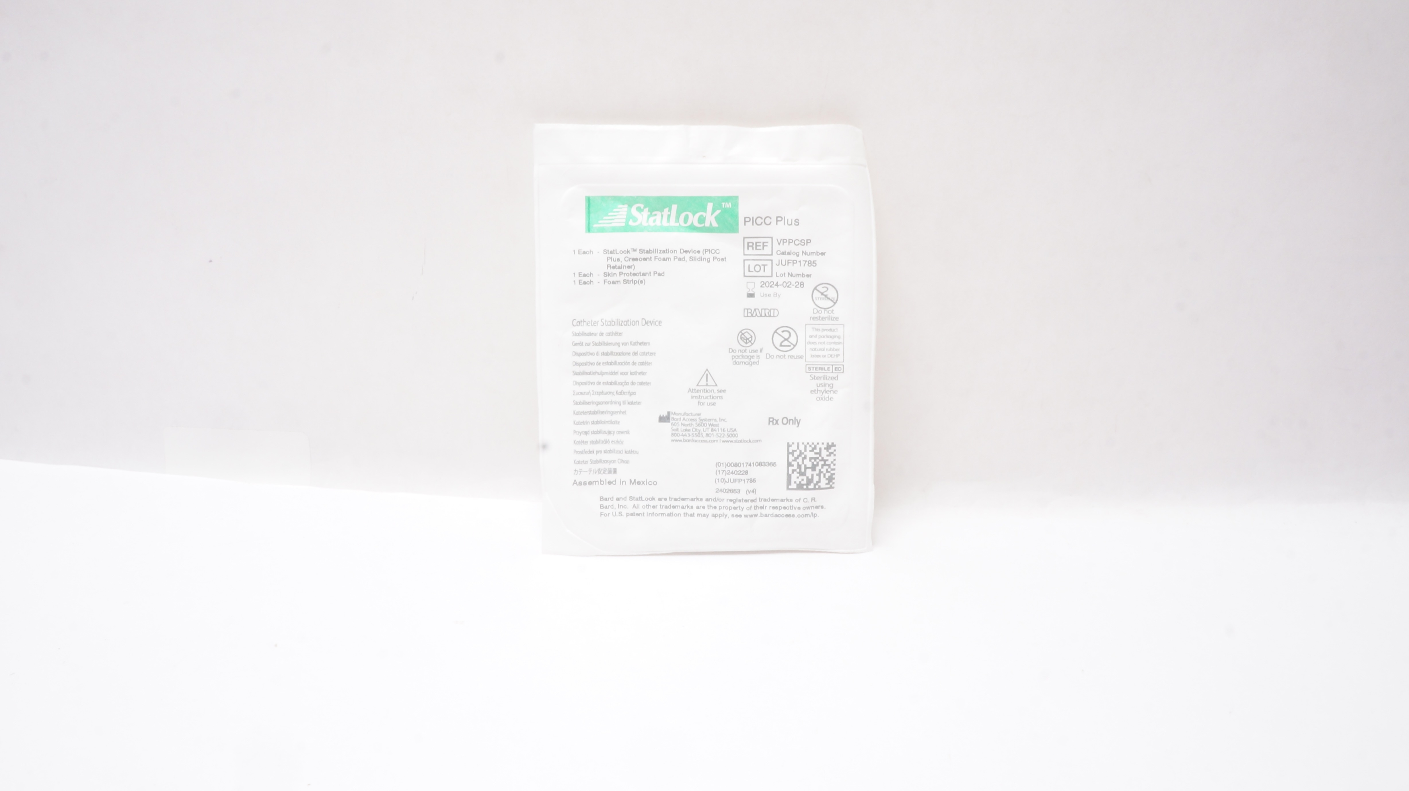 Bard VPPCSP StatLock Cath. Stabilization Device PICC Plus