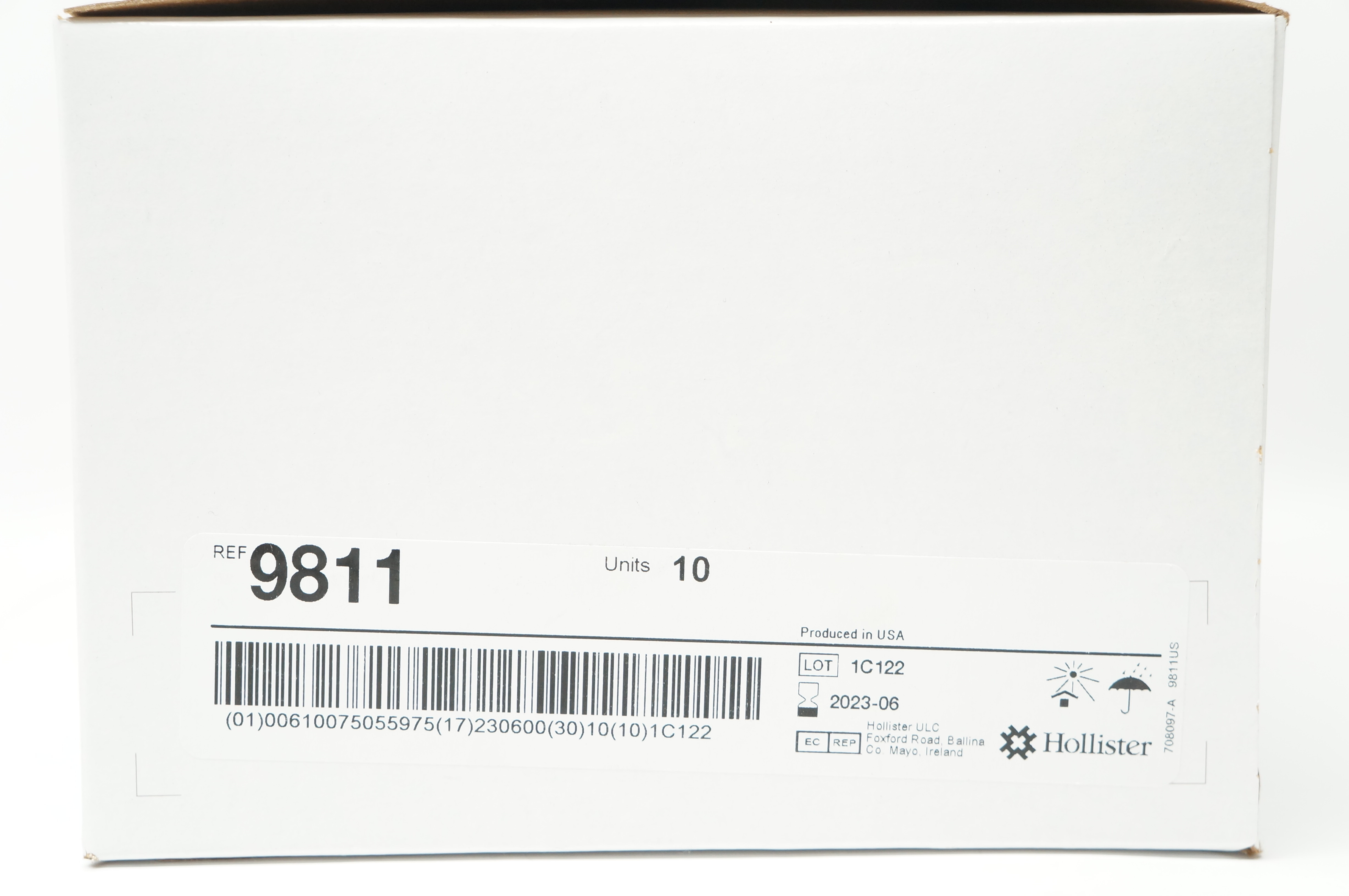 Hollister 9811 SoftFlex Male Urinary Pouch, 250mL - Box of 10