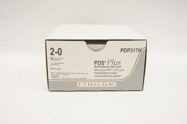 Ethicon PDP317H 2-0 PDS Plus, SH Taper, 26mm 1/2c, 27inch (x) - Box of 36