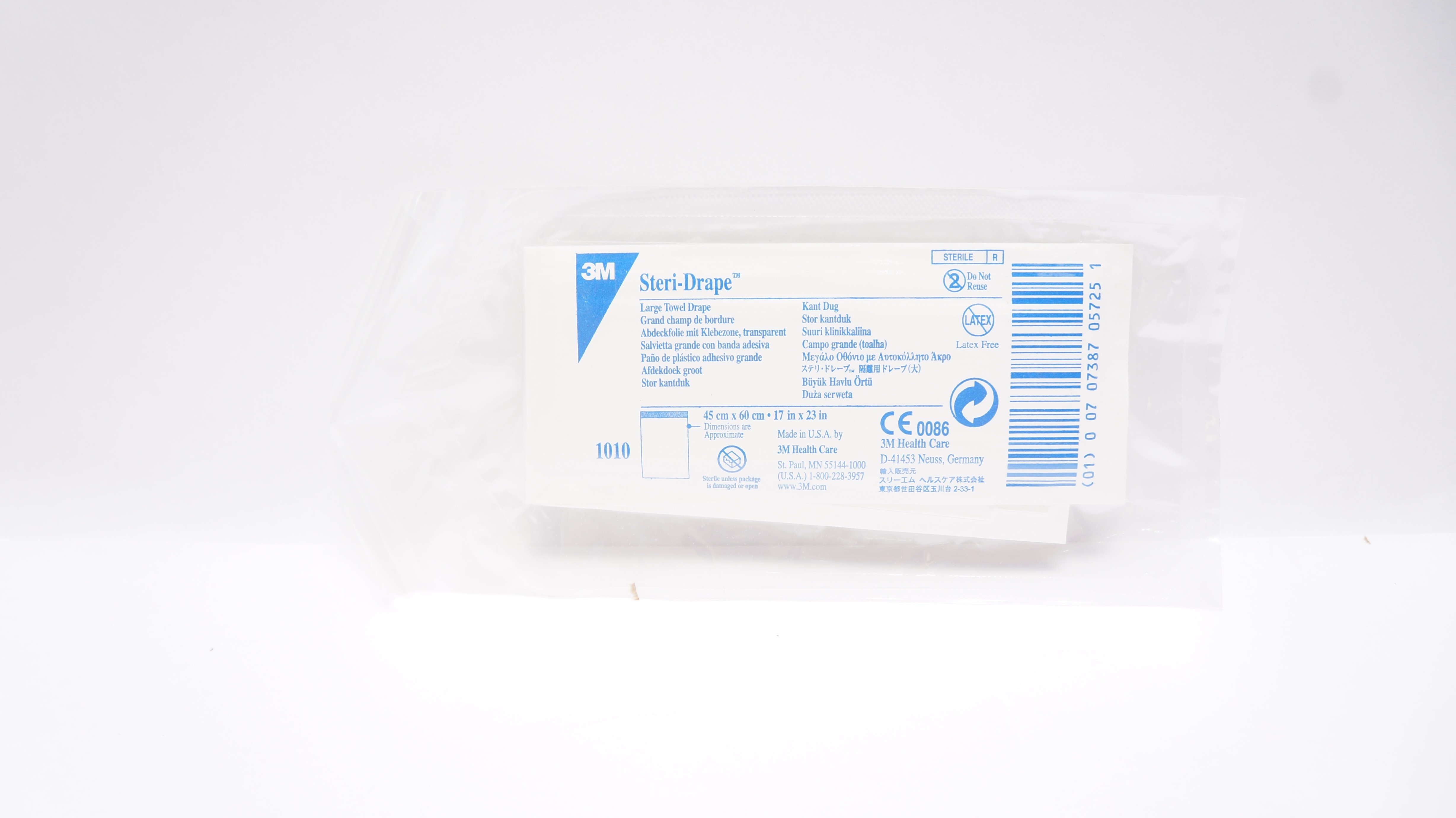 3M 1010 Steri-Drape Large Towel Drape 17 inch x 23 inch (Approx.) (x)