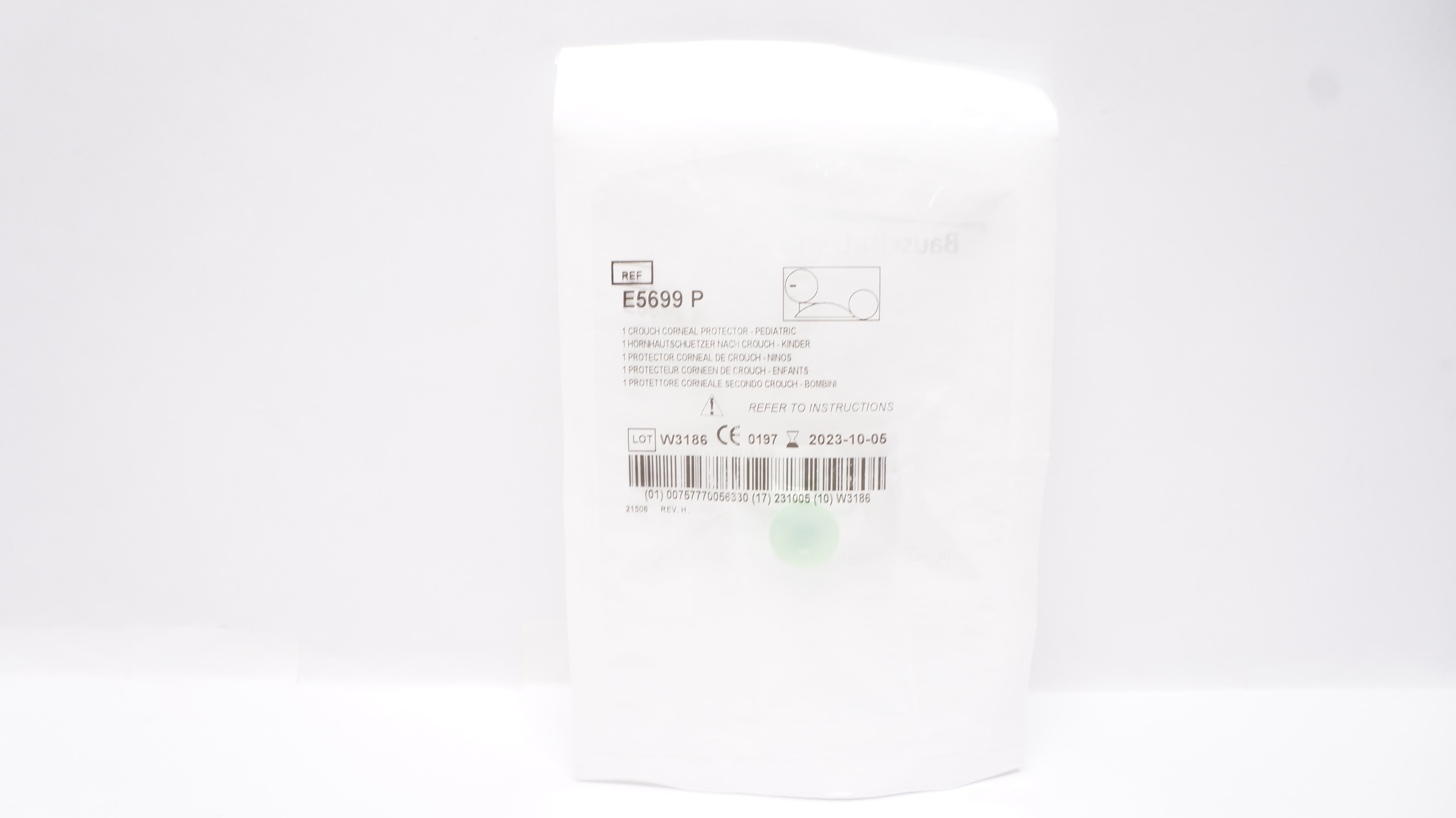 Baush&Lomb E5699P Crouch Corneal Protector - Pediatric (x)