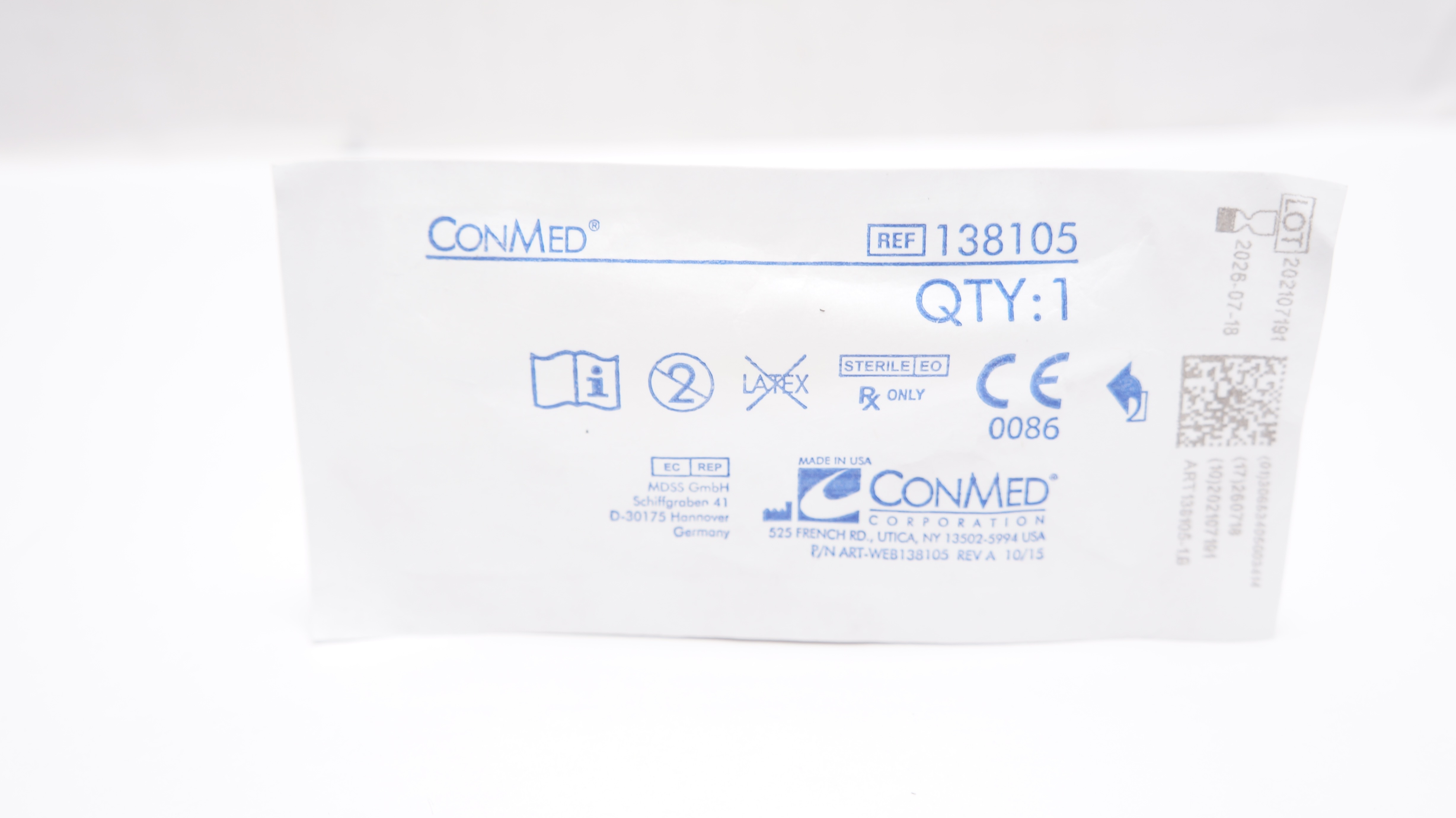 ConMed 138105 Electrode Ndle