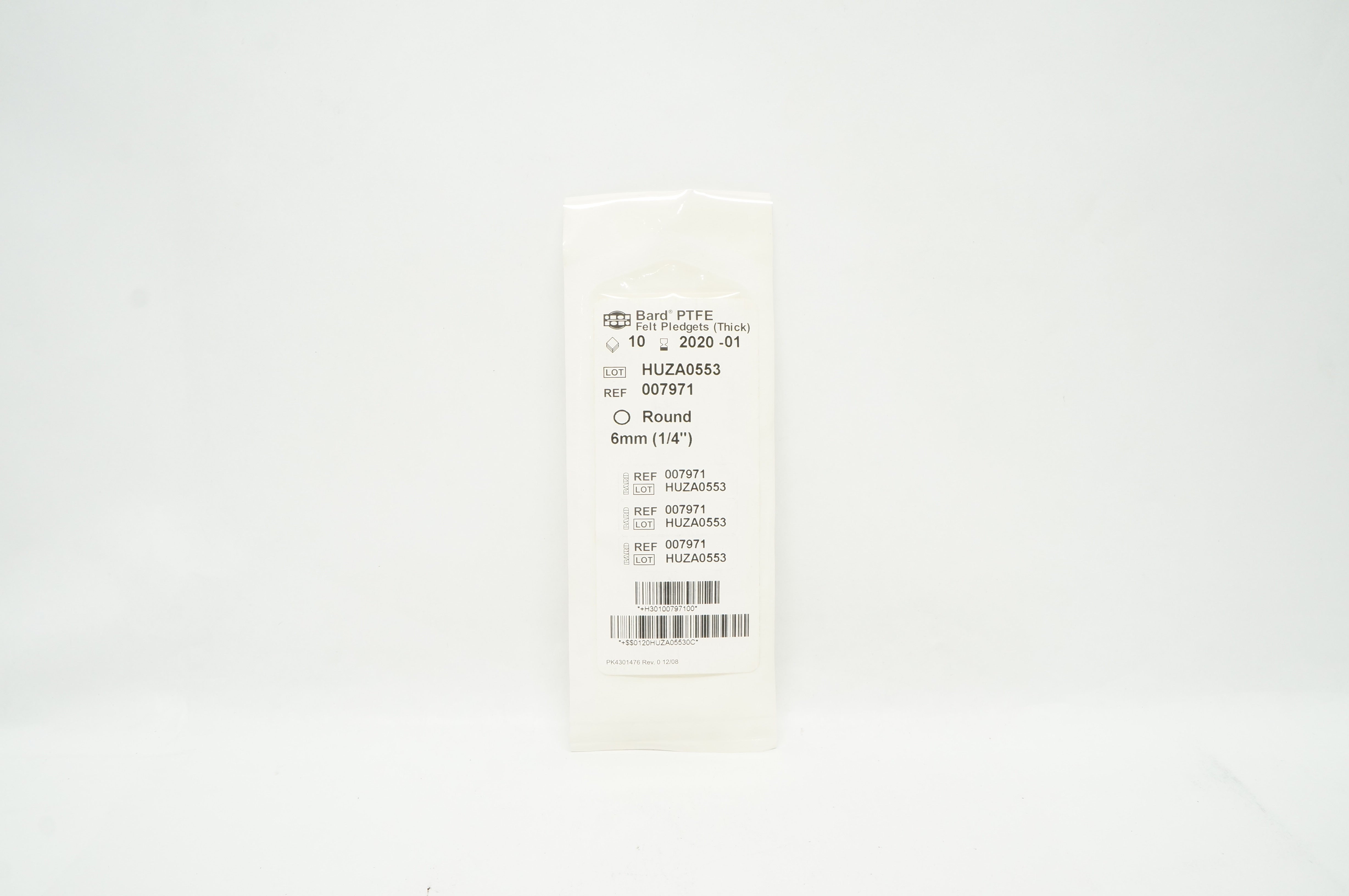 Bard 007971 PTFE Felt Pledgets (Thick) (x) - Pack of 10