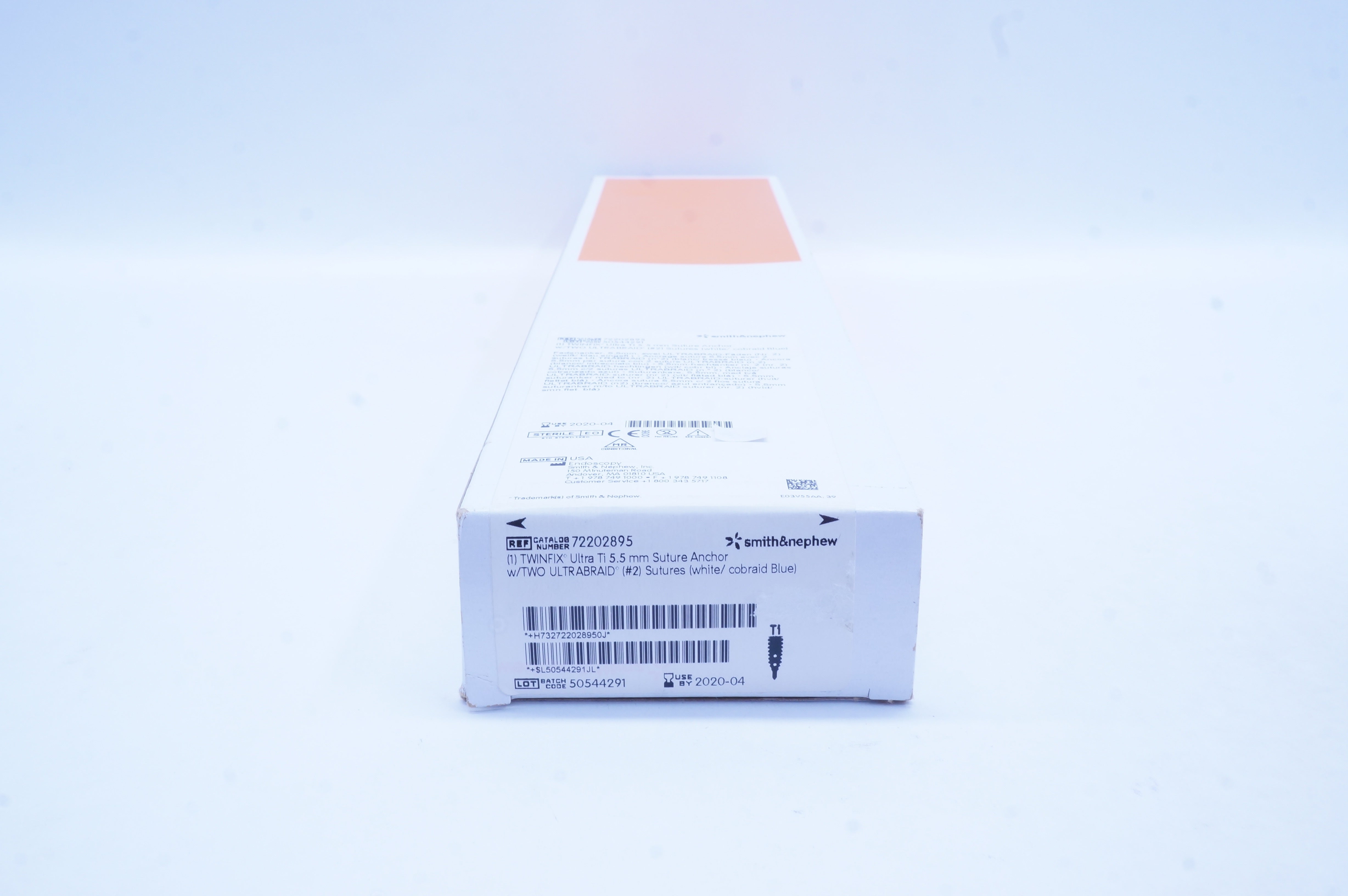 Endoscopy 72202895 TWINFIX Ultra Ti 5.5 mm Stre Anchor with two #2 Stres (x)