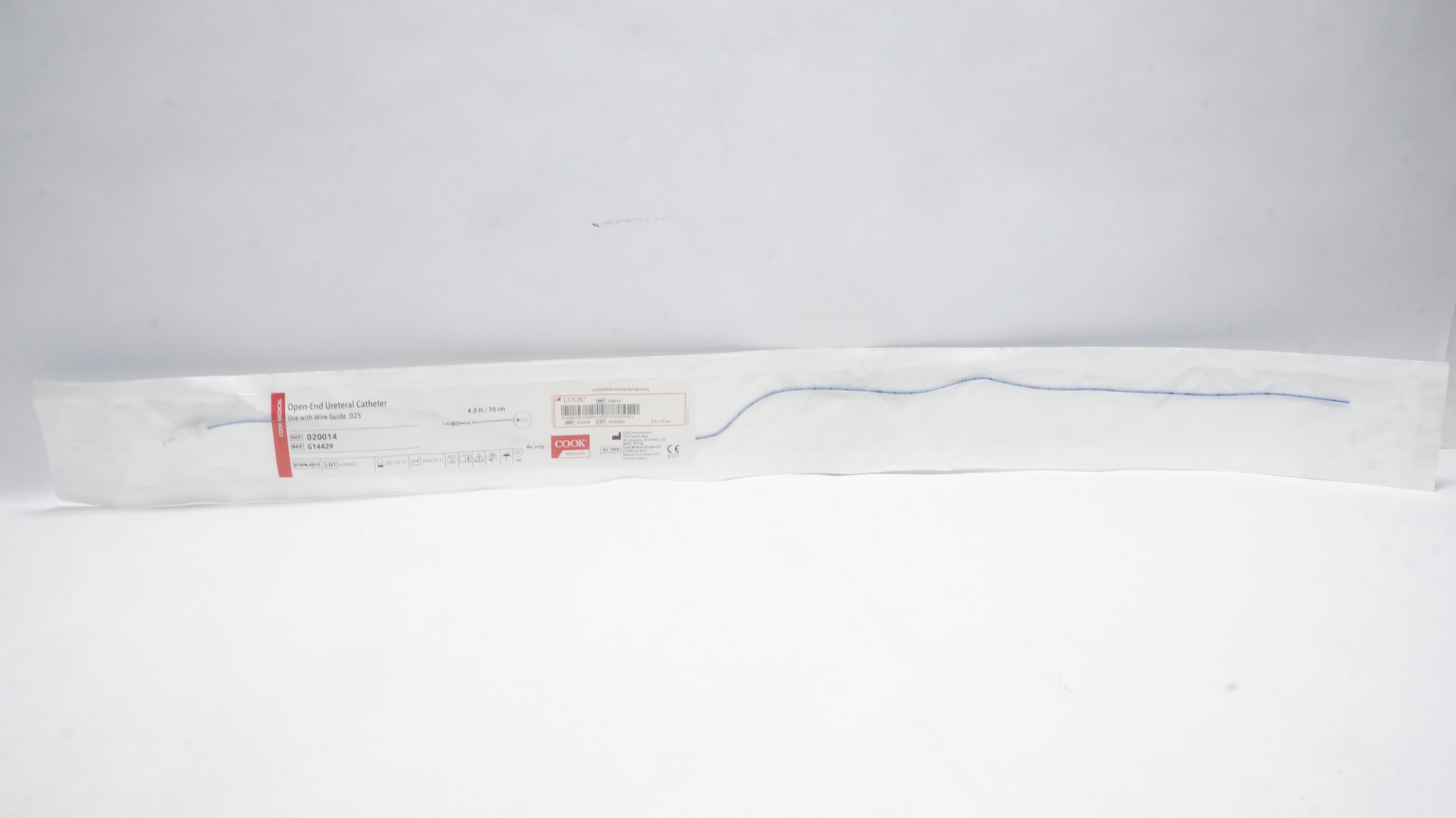 Cook Medical G14429 Open-End Ureteral Cath. 4Fr./70cm