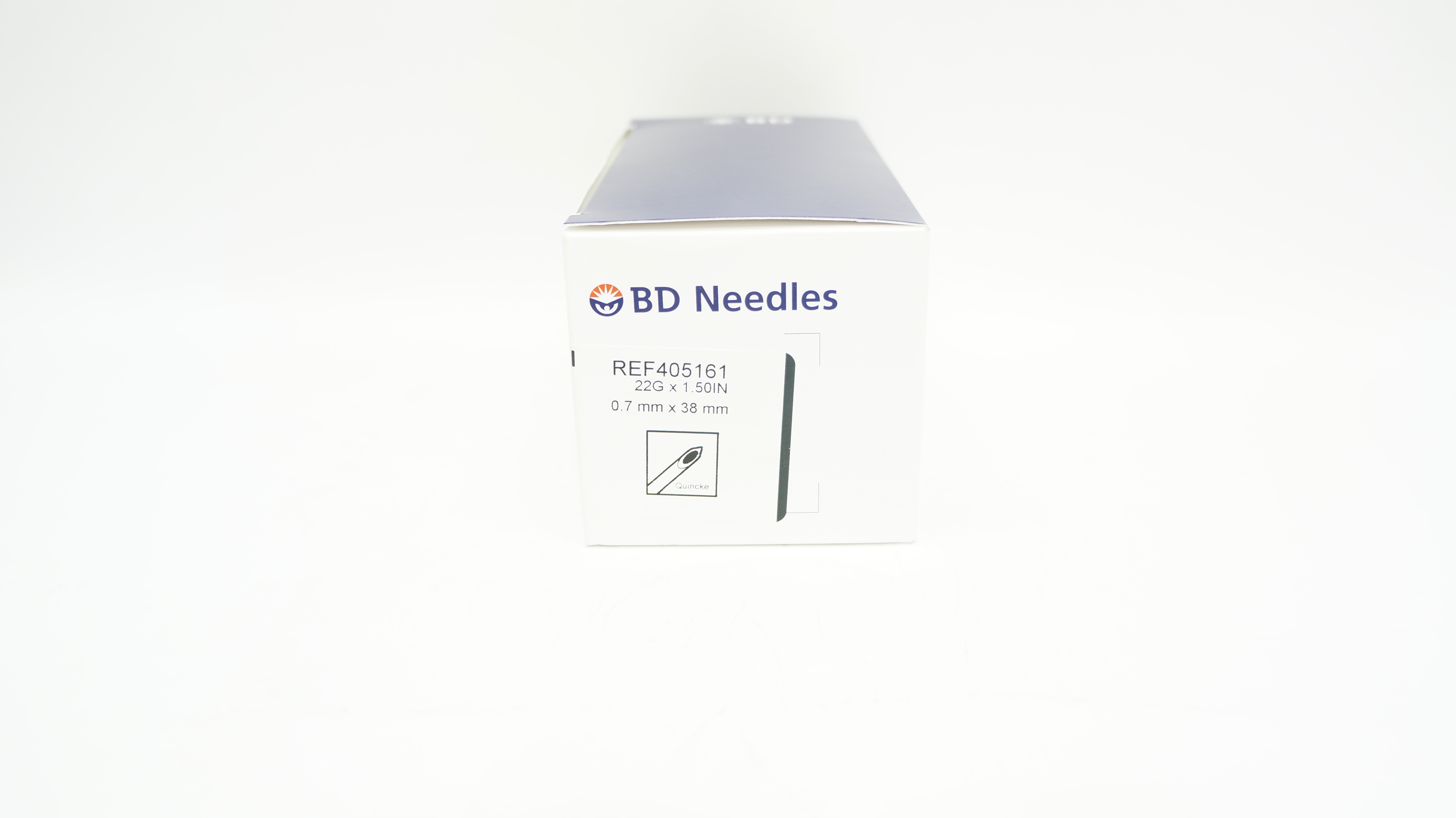 BD 405161 Spinal Ndle Quincke Type Point 22GA x 1.50inch - Box of 25