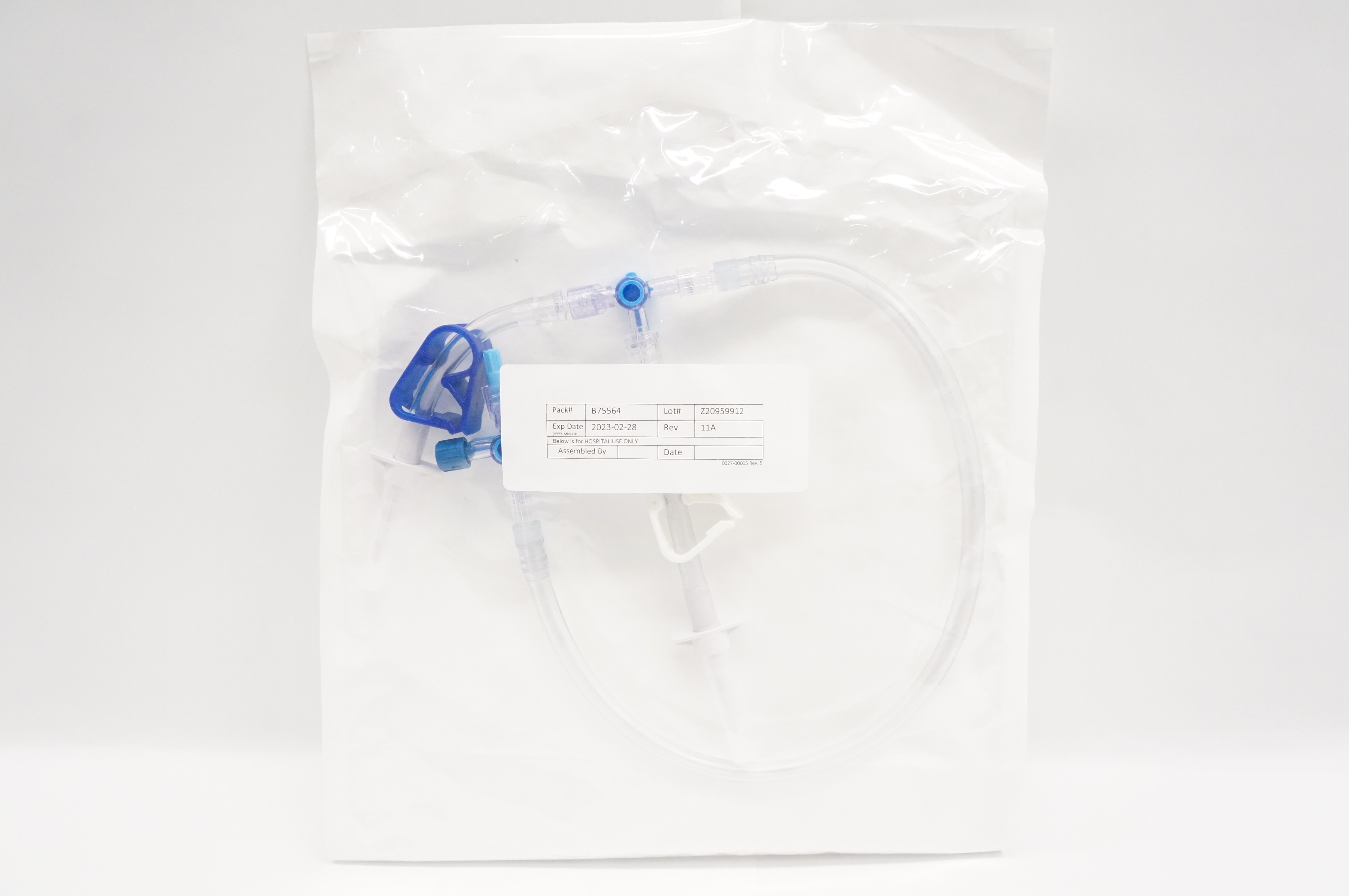 Pack B75564 For Hospital Use Only