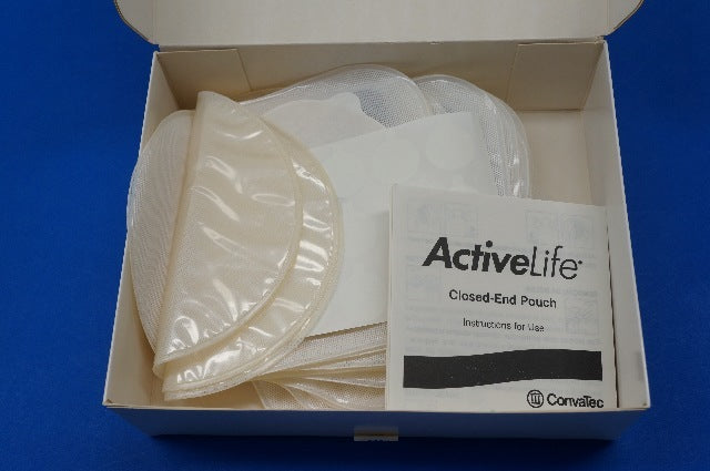 ConvaTec 175764 Active Life One-Piece Closed-End Pouch Transparent ~ Box of 15