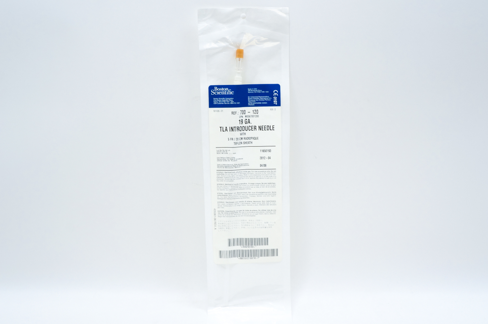 Boston Scientific 700-120 TLA Introducer Ndle 19Ga. (x)