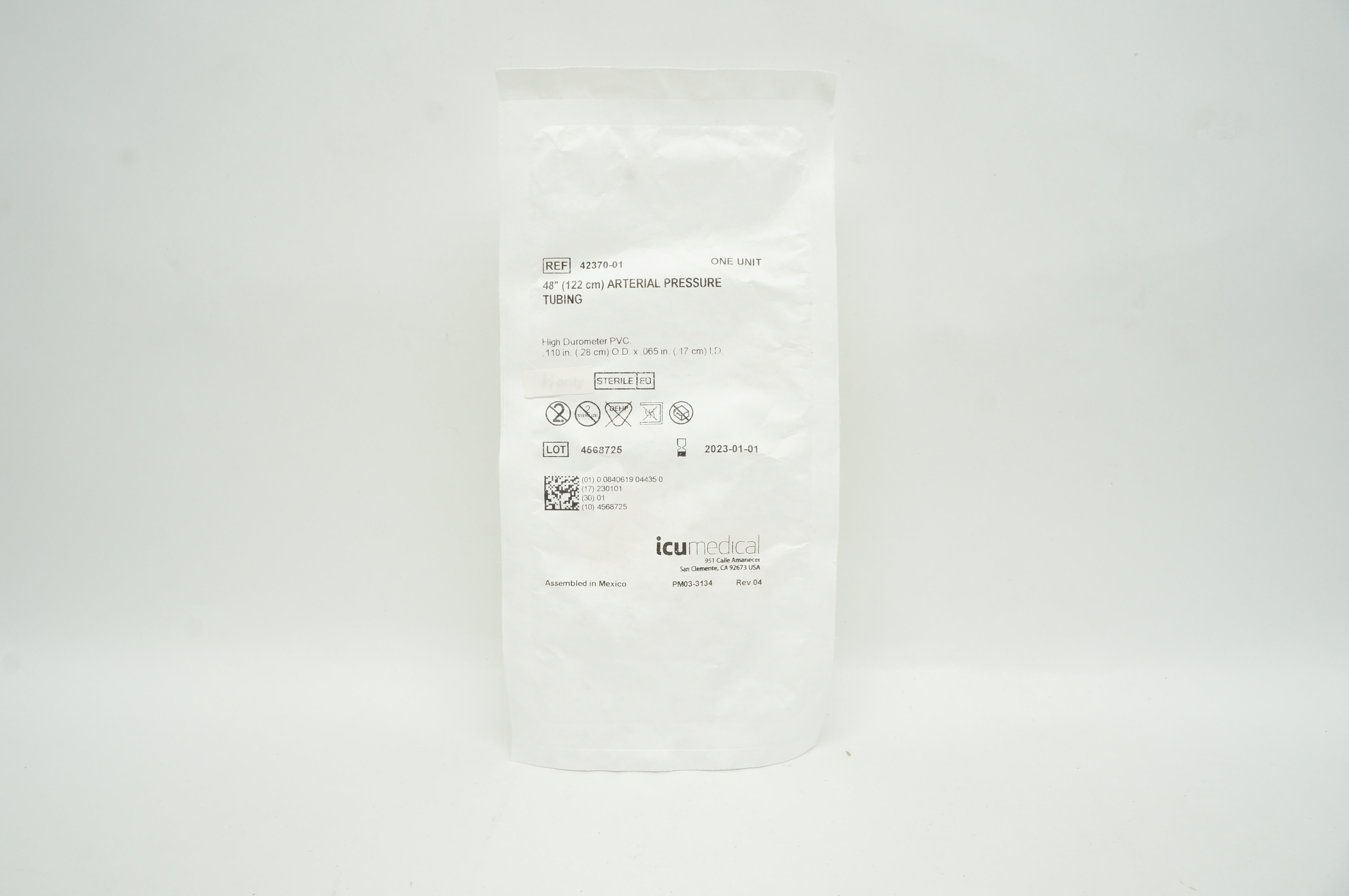 ICU Medical 42370-01 Arterial Pressure Tubing 48inch (x)