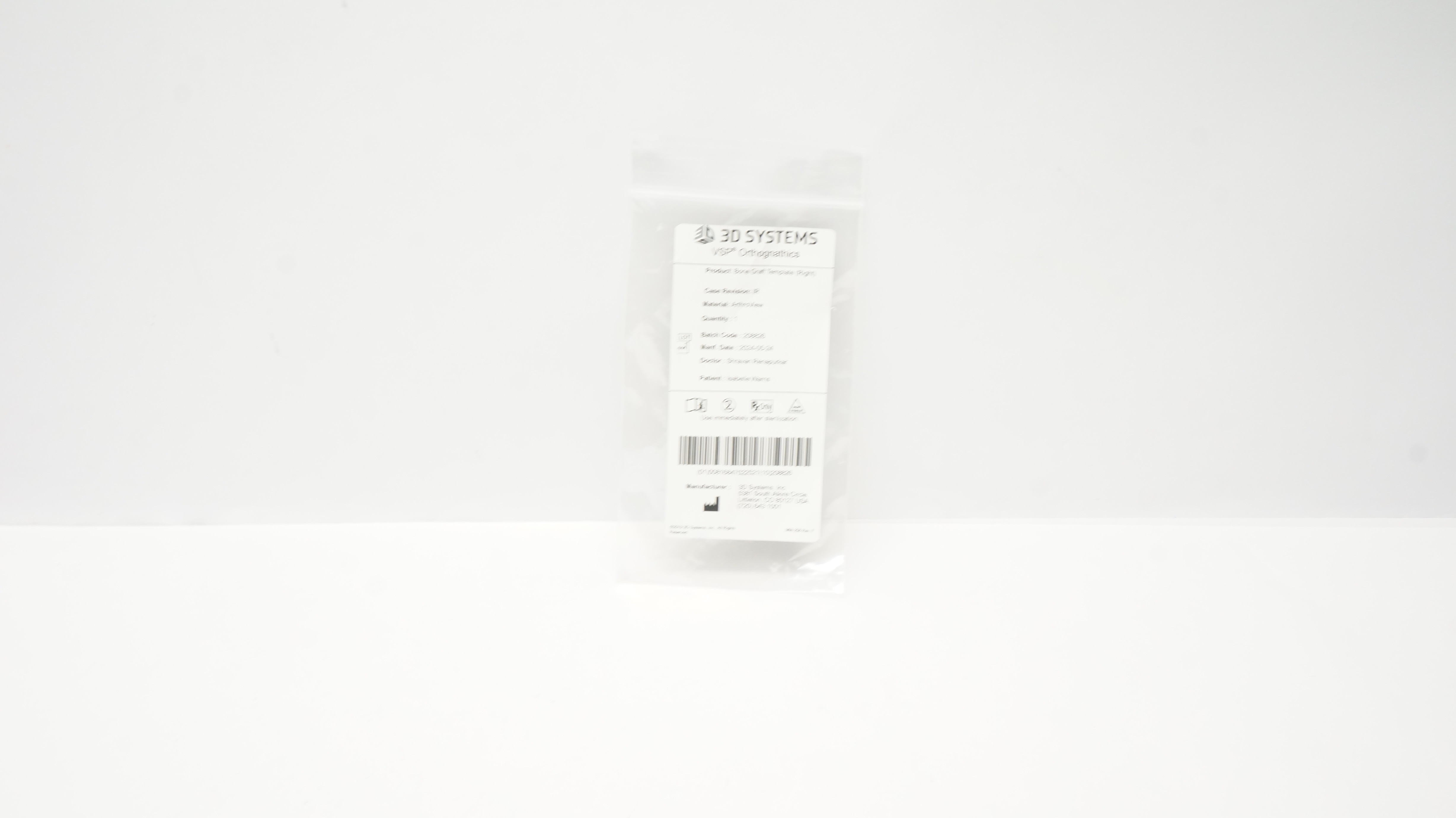 3D Systems 208826 VSP Bone Graft Template, Right