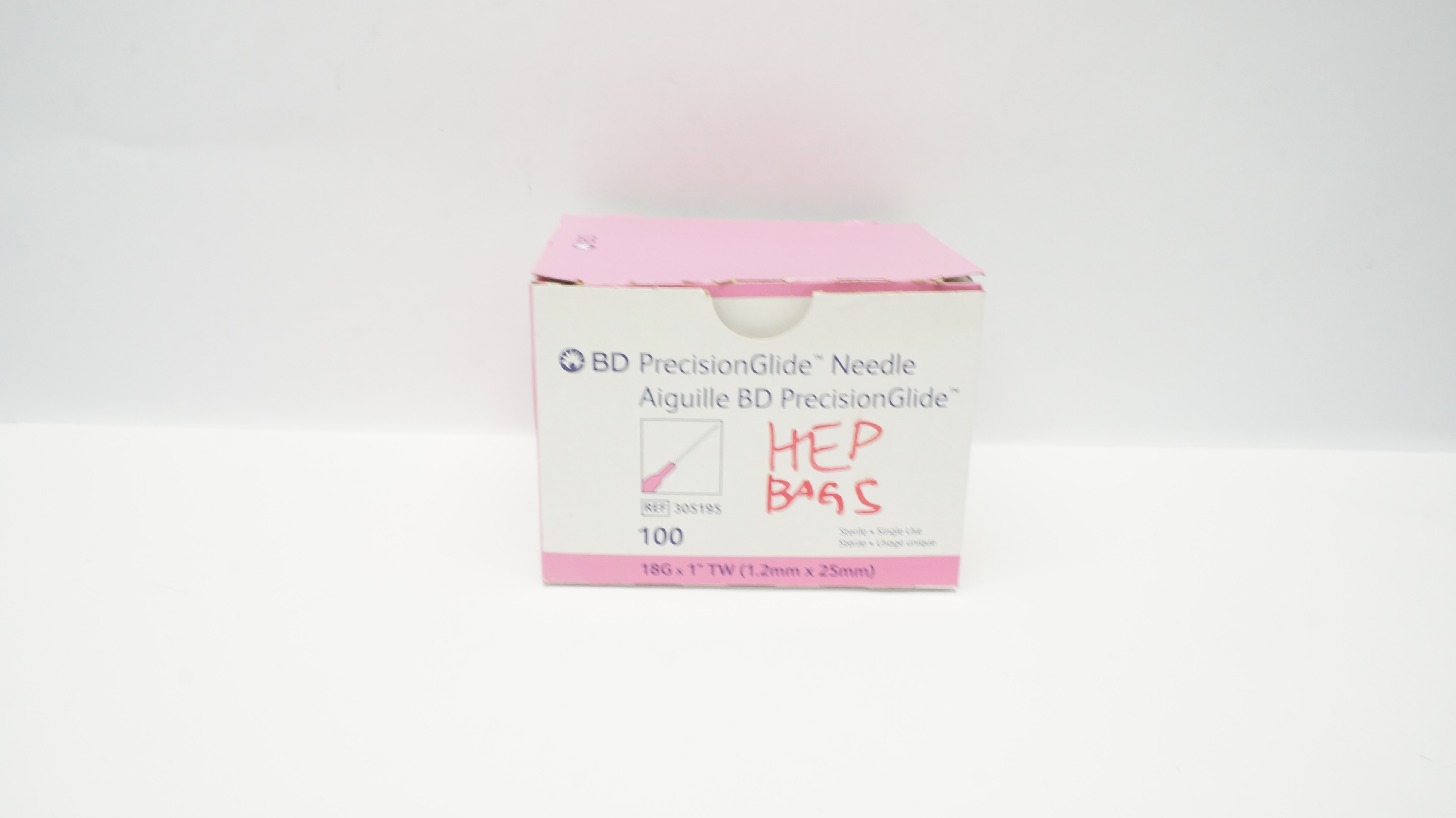 BD 305195 PrecisionGlide Ndle 18G x 1 - Box of 45