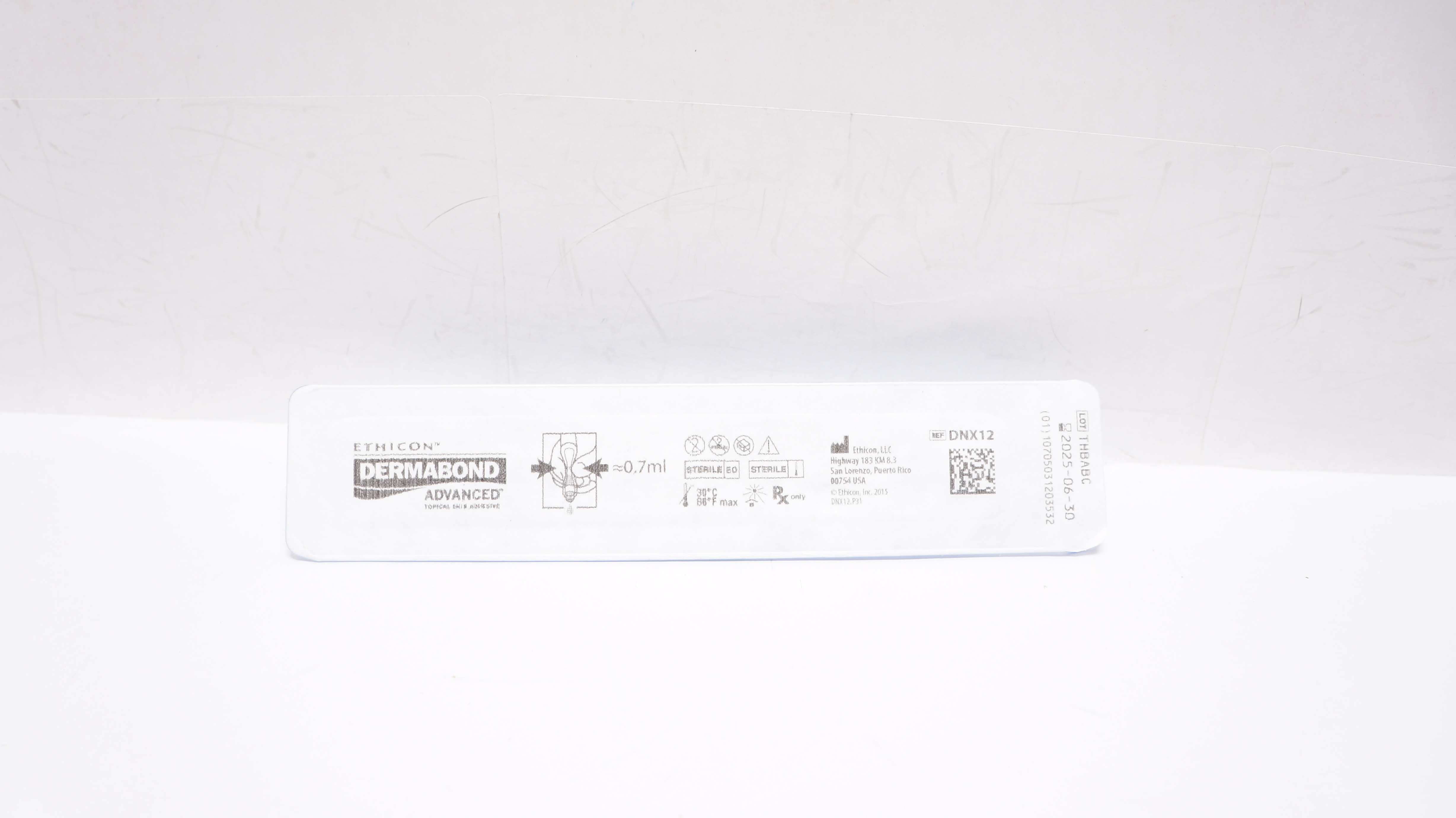 Ethicon DNX12 Dermabond Advanced Topical Skin Adhesive 0.7mL (approx.)