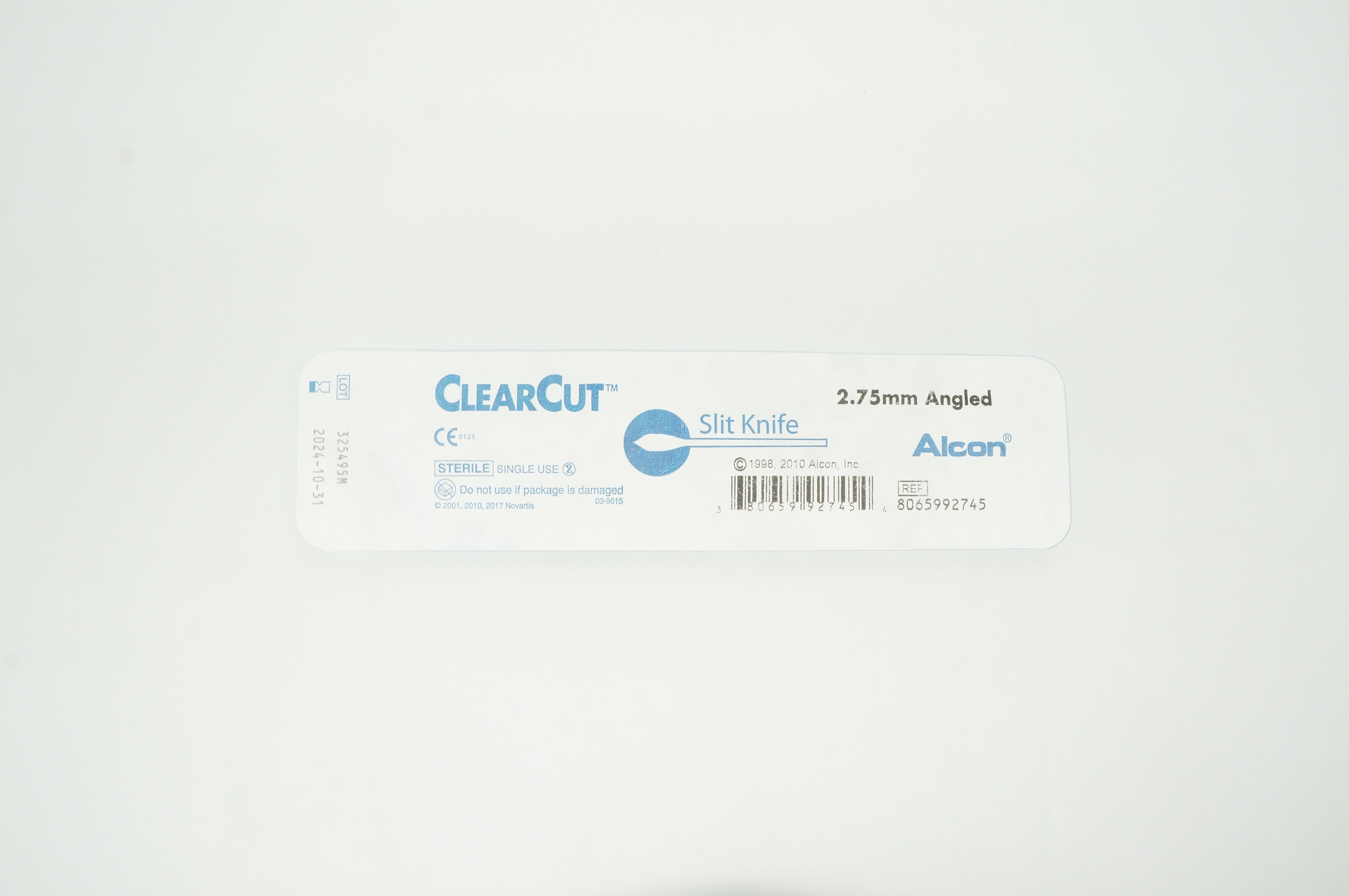 Alcon 8065992745 ClearCut Slit Knife 2.75mm Angled