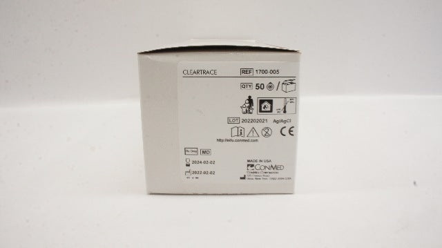 ConMed 1700-005 Cleartrace Adult ECG Electrode - Box of 50