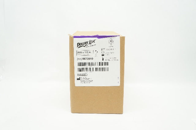 Bard 0672010 Power Loc Safety Infusion Set 20G x 1.0inch - Box of 18