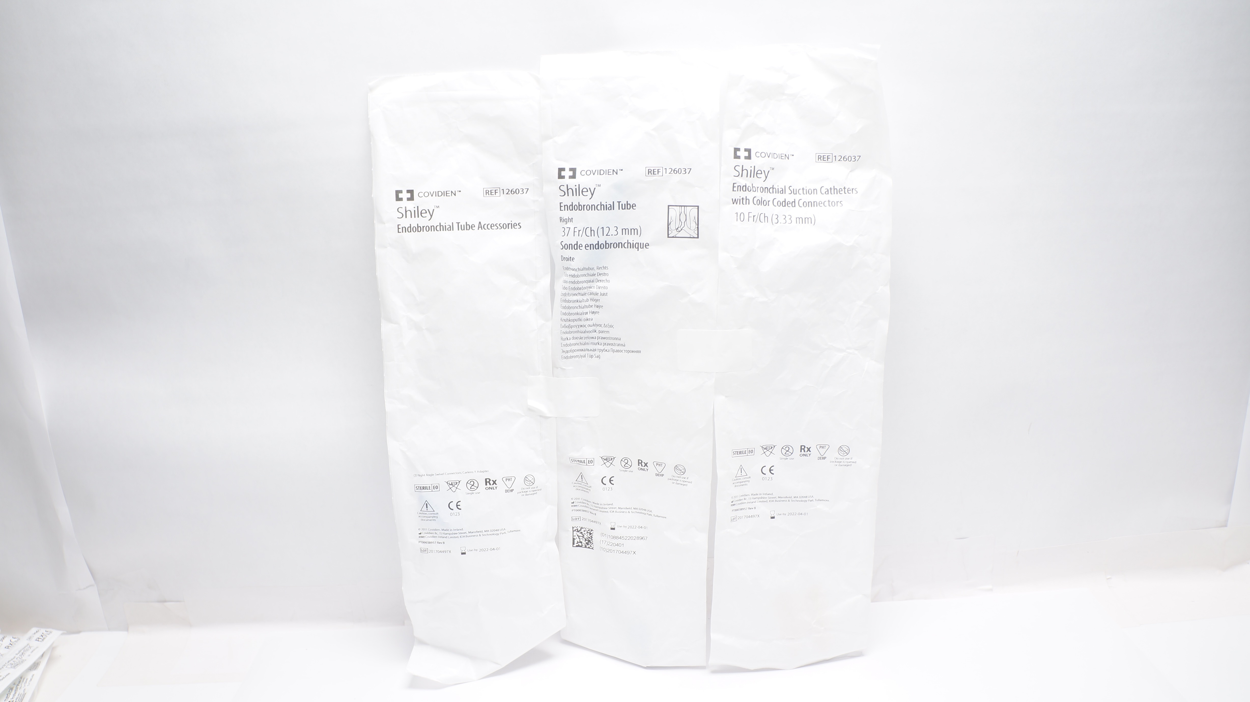 Covidien 126037 Shiley Endobronchial Suction Cath.10 Fr/Ch, Tube, Accessories(x)