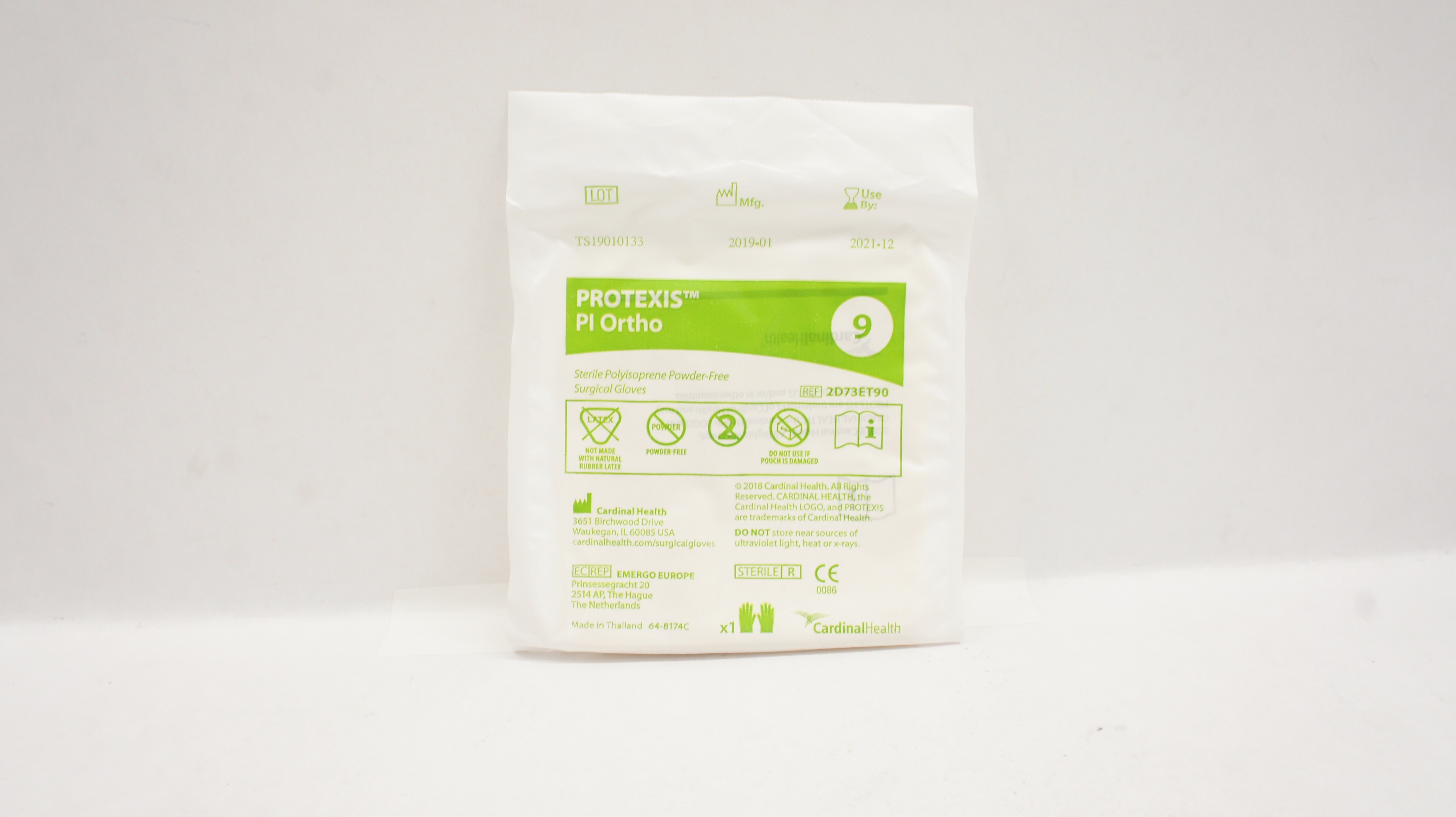 Cardinal Health 2D73TE90 Protexis PI with Neu-Thera Surgical Gloves Size 9 (x)