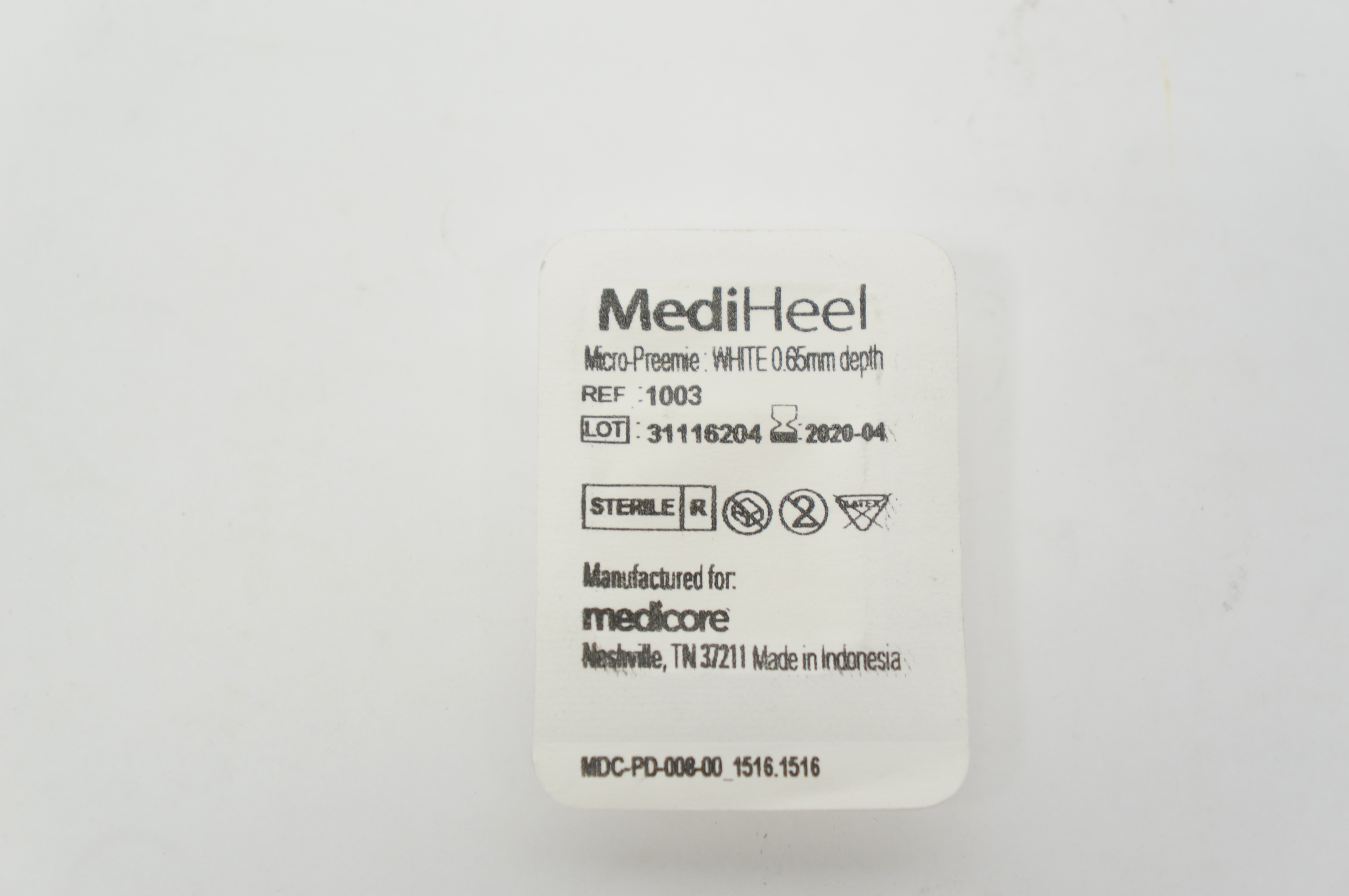 MediCore 1003 MediHeel Contact Activated Safety Heel Stick 65mm (x)