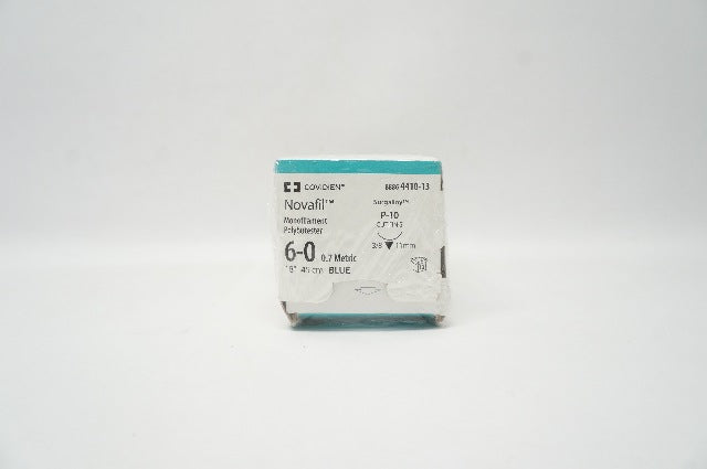 Covidien 4410-13 Novafil 6-0, P-10 Cutting 3/8c 11mm, 18inch (x) - Box of 12