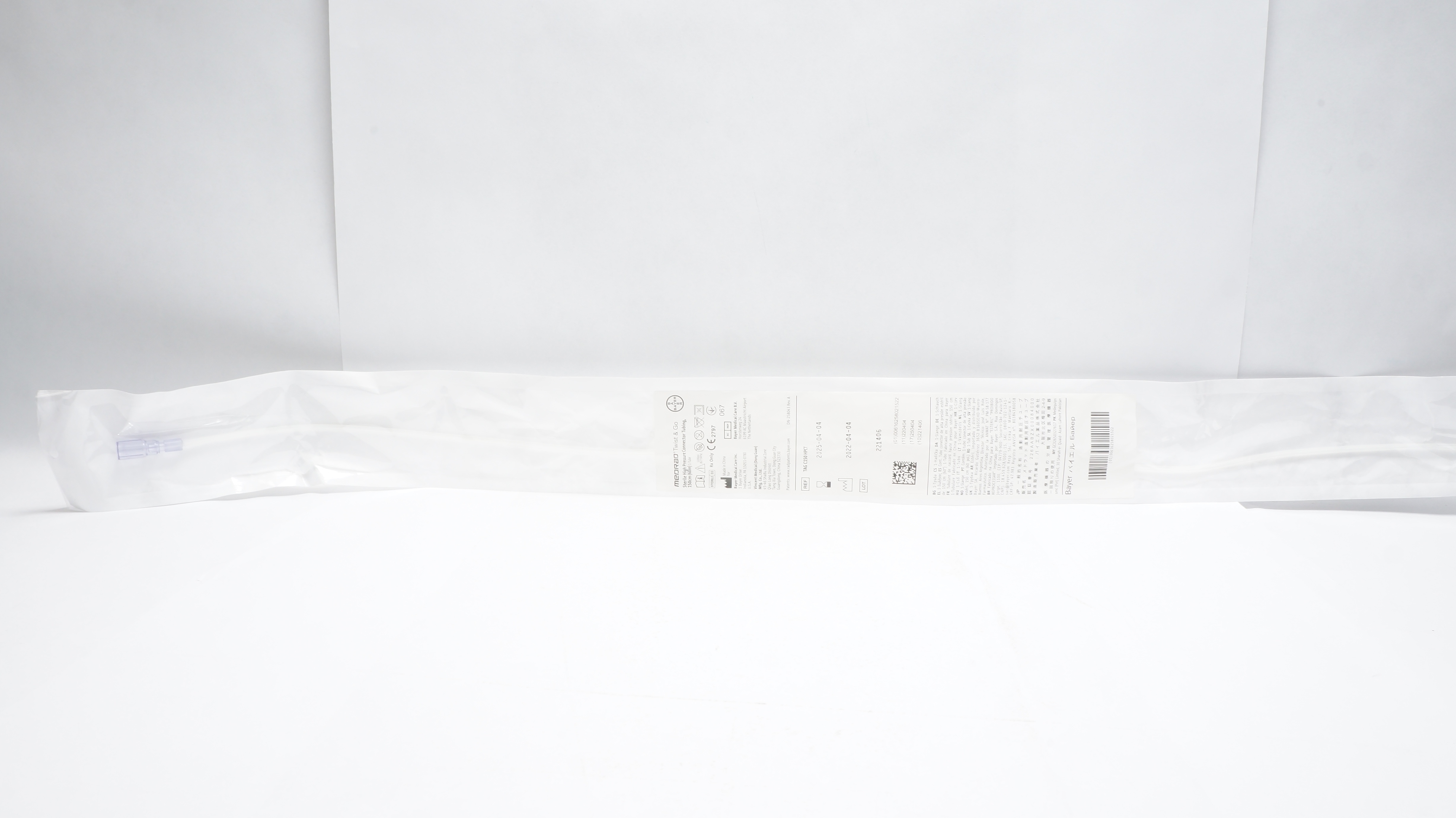 Bayer TAGC150HPCT MEDRAD Twist & Go Sterile High Pressure Connector Tubing