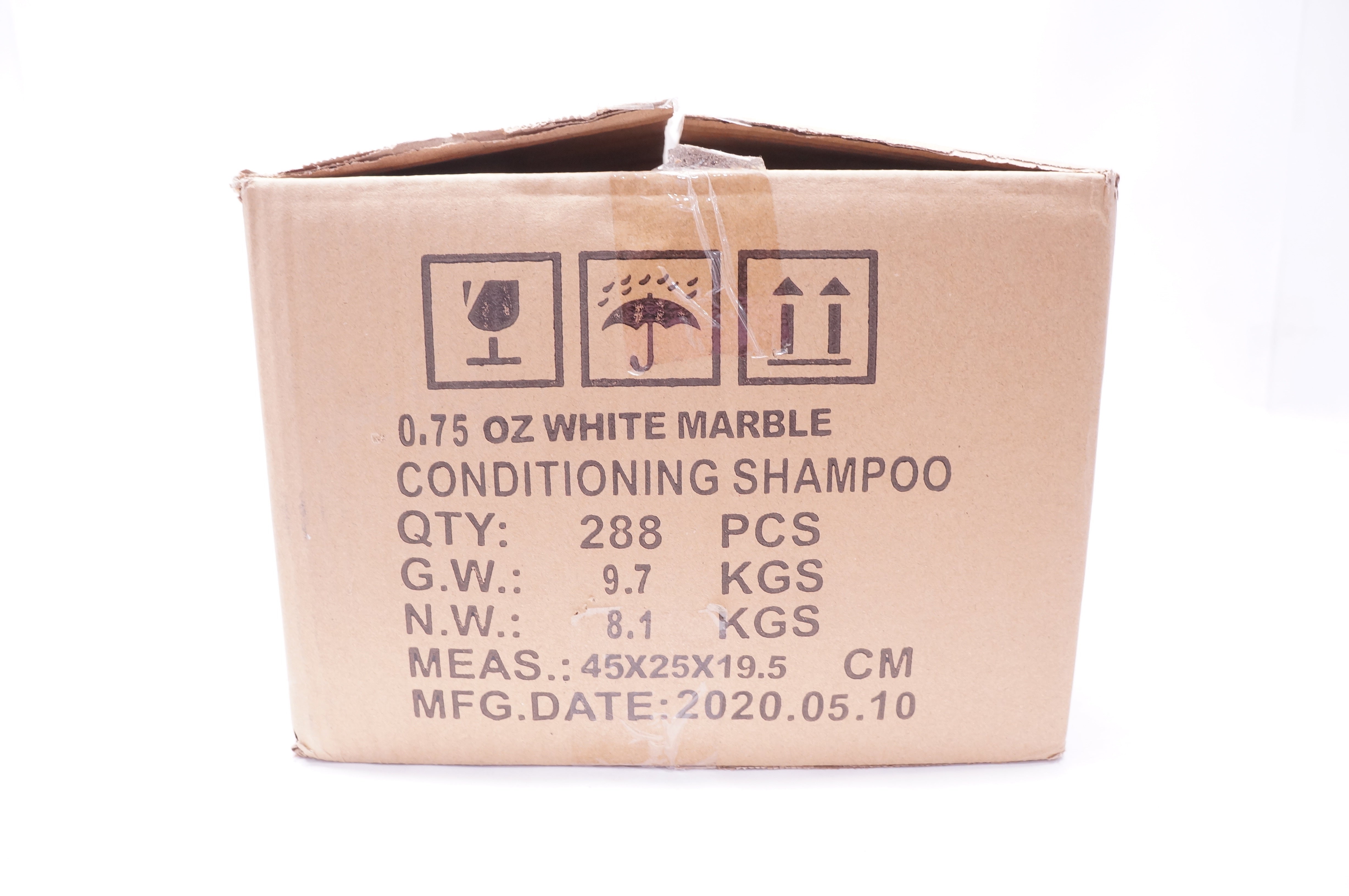 VVF 13190 0.75oz White Marble Conditioning Shampoo With Safety Seal - Case of 184 (x)