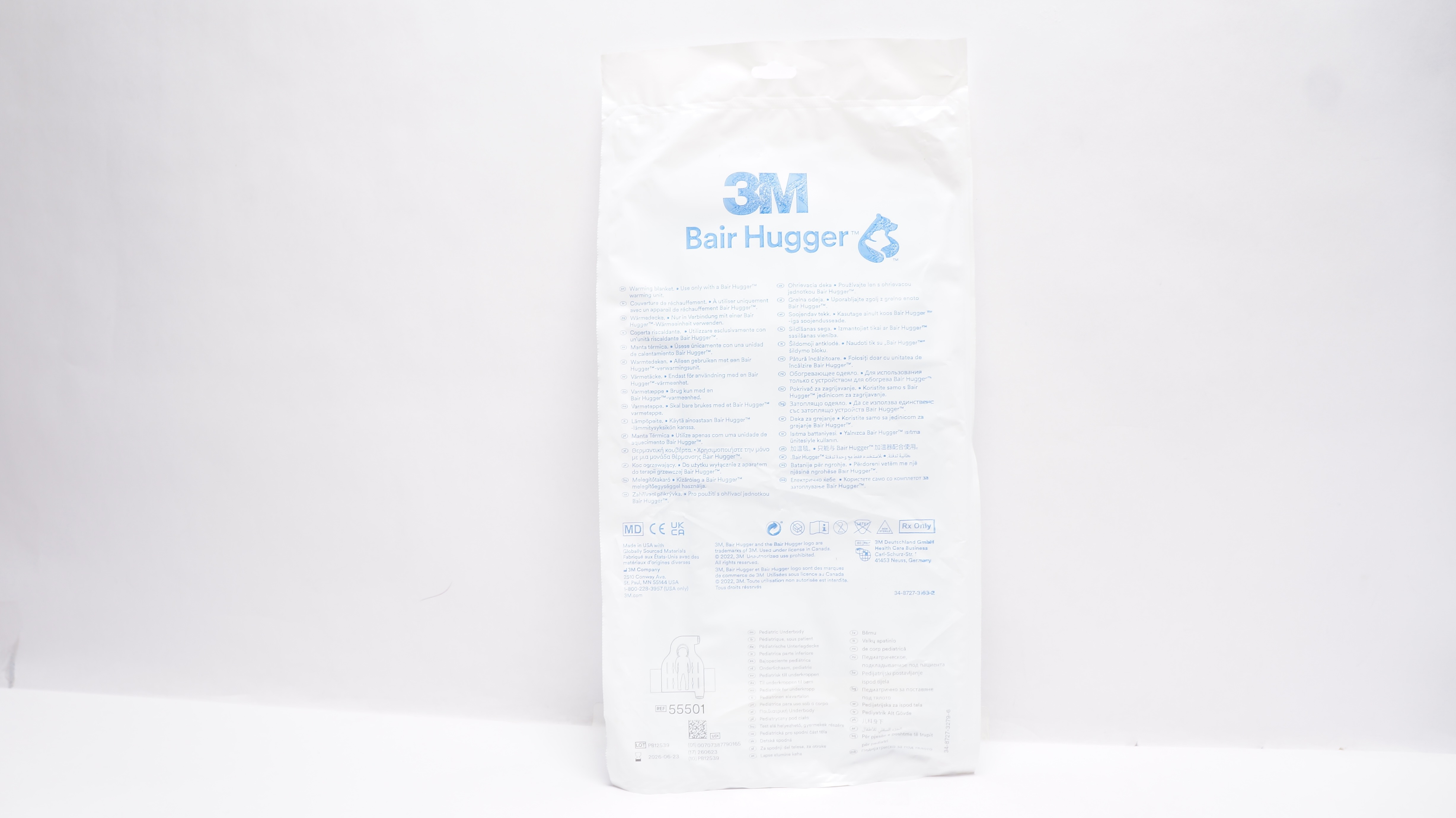 3M 55501 Bair Hugger Pediatric Underbody Warming Blanket