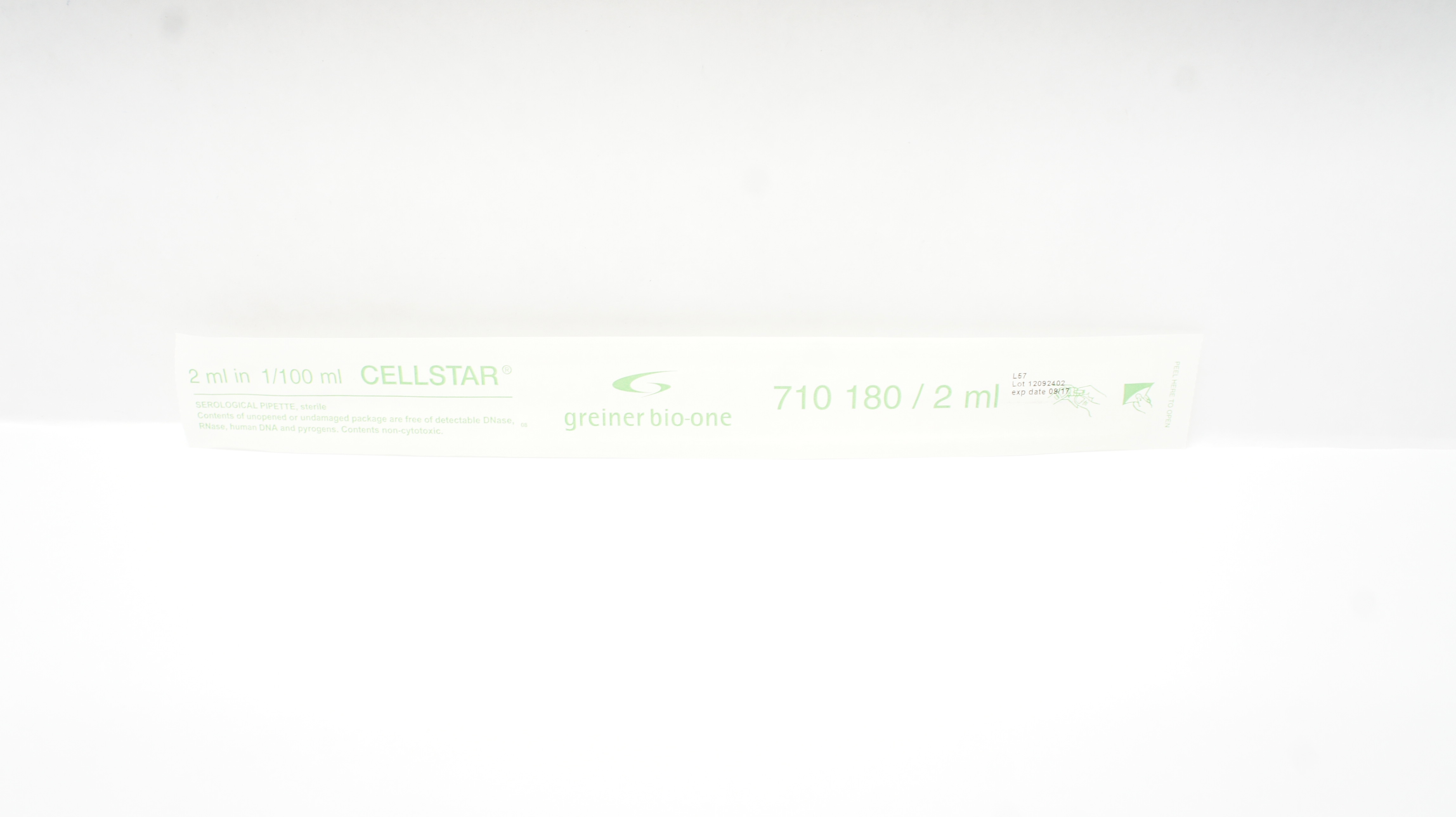 Cellstar 710 180/2ml Greiner Bio-One Serological Sterile Pipette 1/100ml (x)