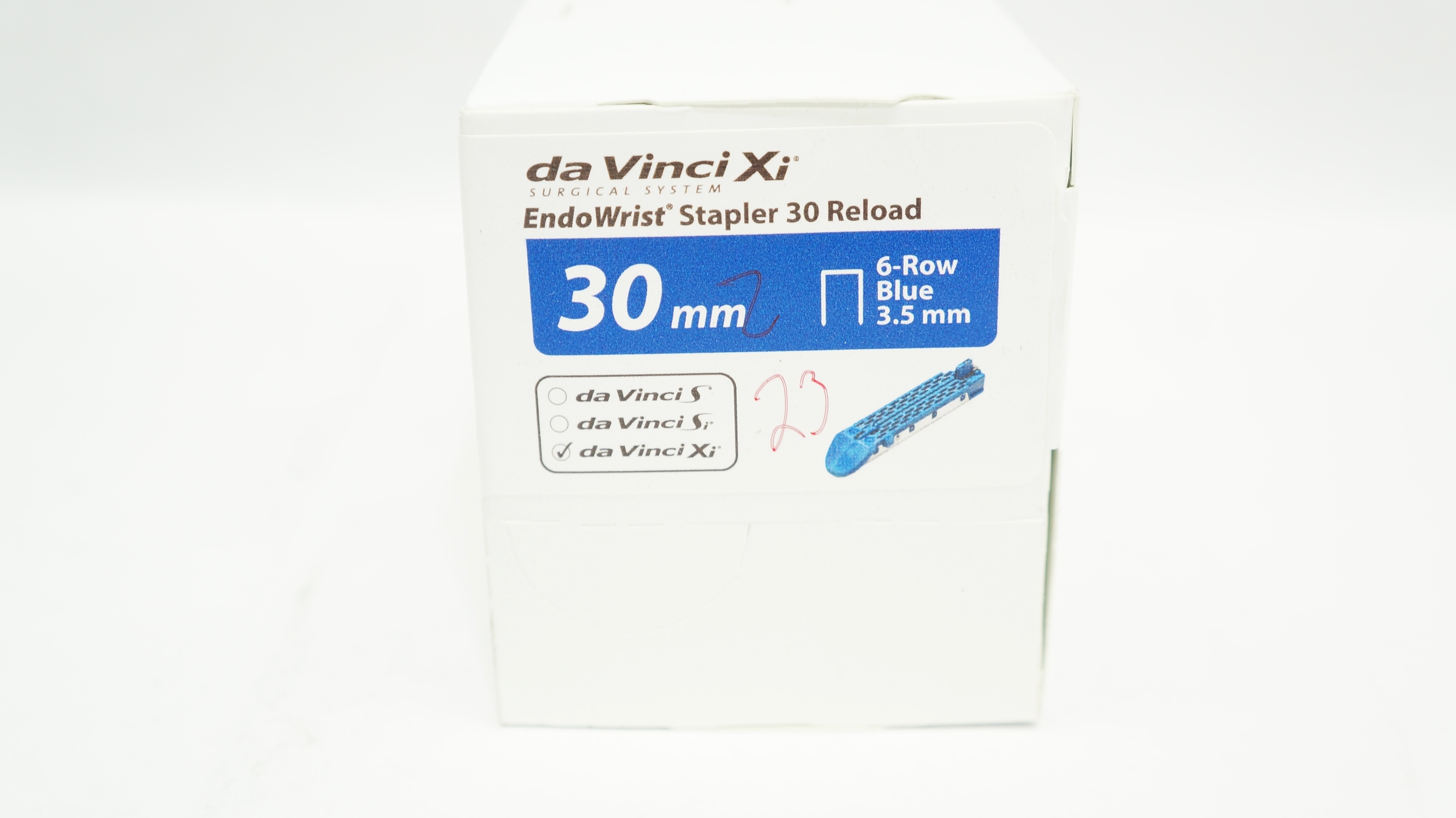 Intuitive 48630B DaVinci XI EndoWrist Stapler 30 Reload 6Row 3.5mm (x)-Box of 12