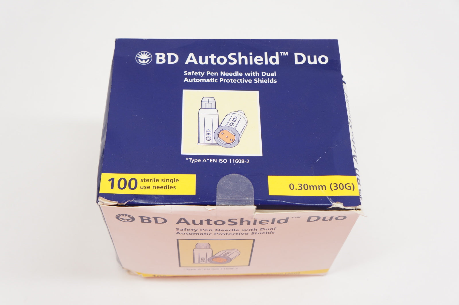 BD 329515 AutoShield Duo Safety Pen Ndle With Dual Automatic 30G - Box of 100