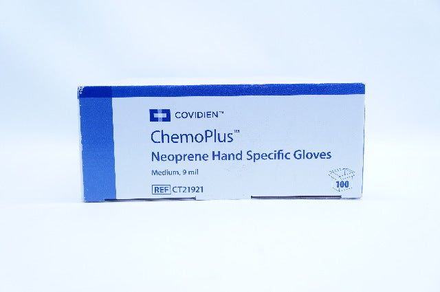 Covidien CT21921 Neoprene Hand Specific Gloves,Medium,9mil - Box of 100
