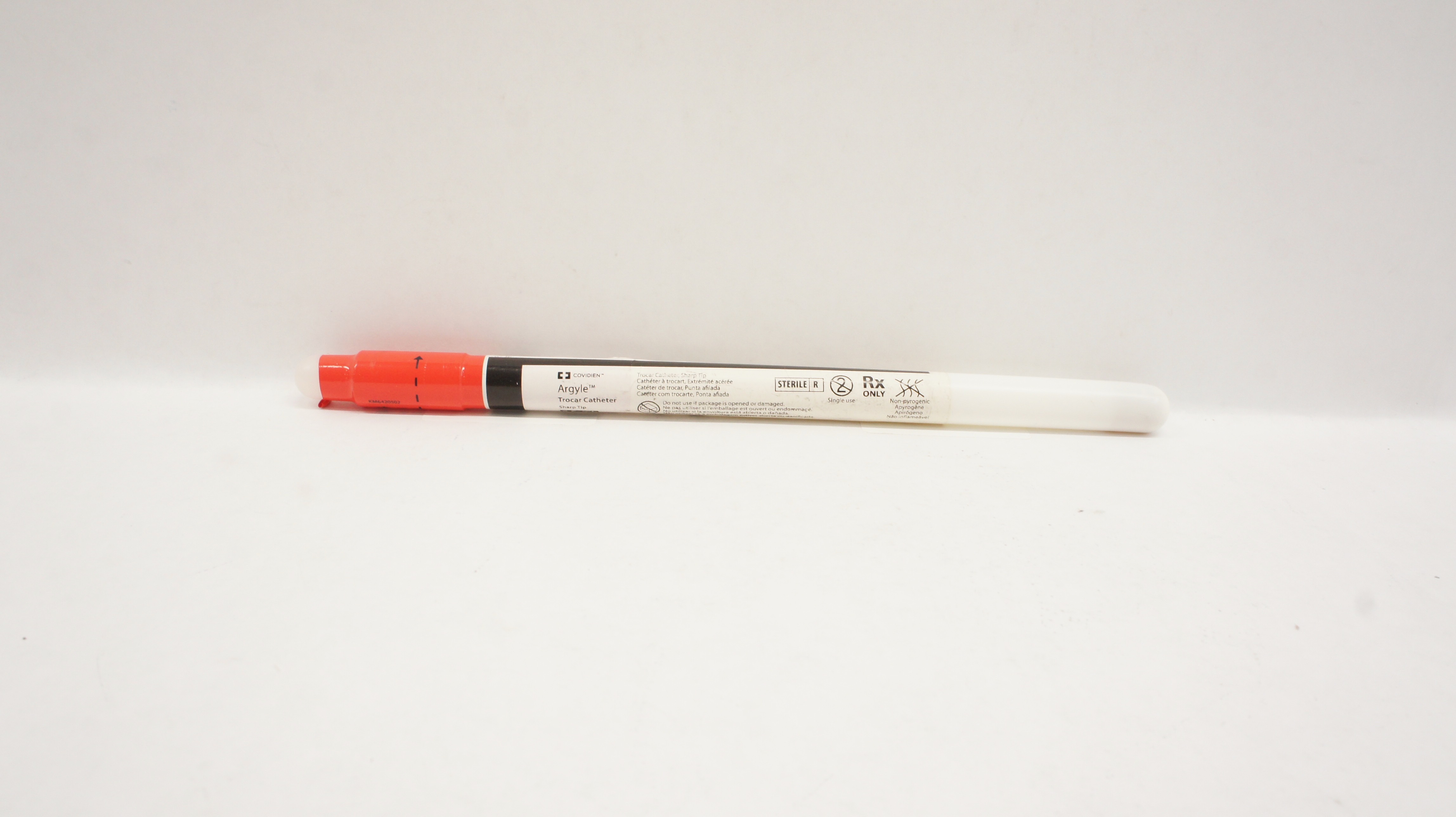 Covidien 8888560805 Argyle Trocar Cath. Sharp Tip, 8 Fr x 9 inch (x)