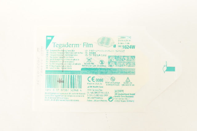 3M 1624W Tegaderm Transparent Film Dressing Frame Style 2-3/8 x 2-3/4 inch